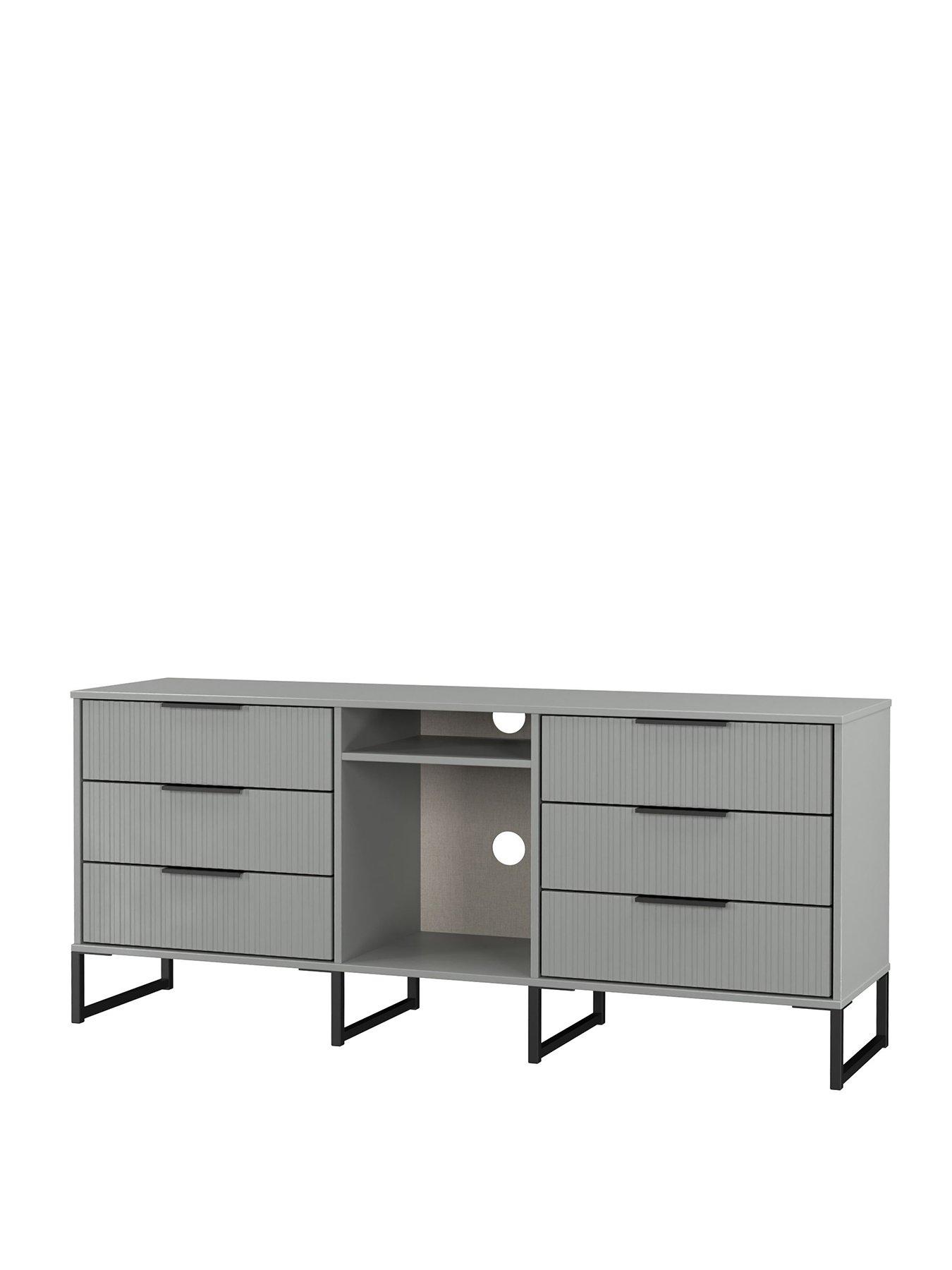 Image 3 of 6 of SWIFT Fara Ready Assembled 6 Drawer Sideboard / TV Unit