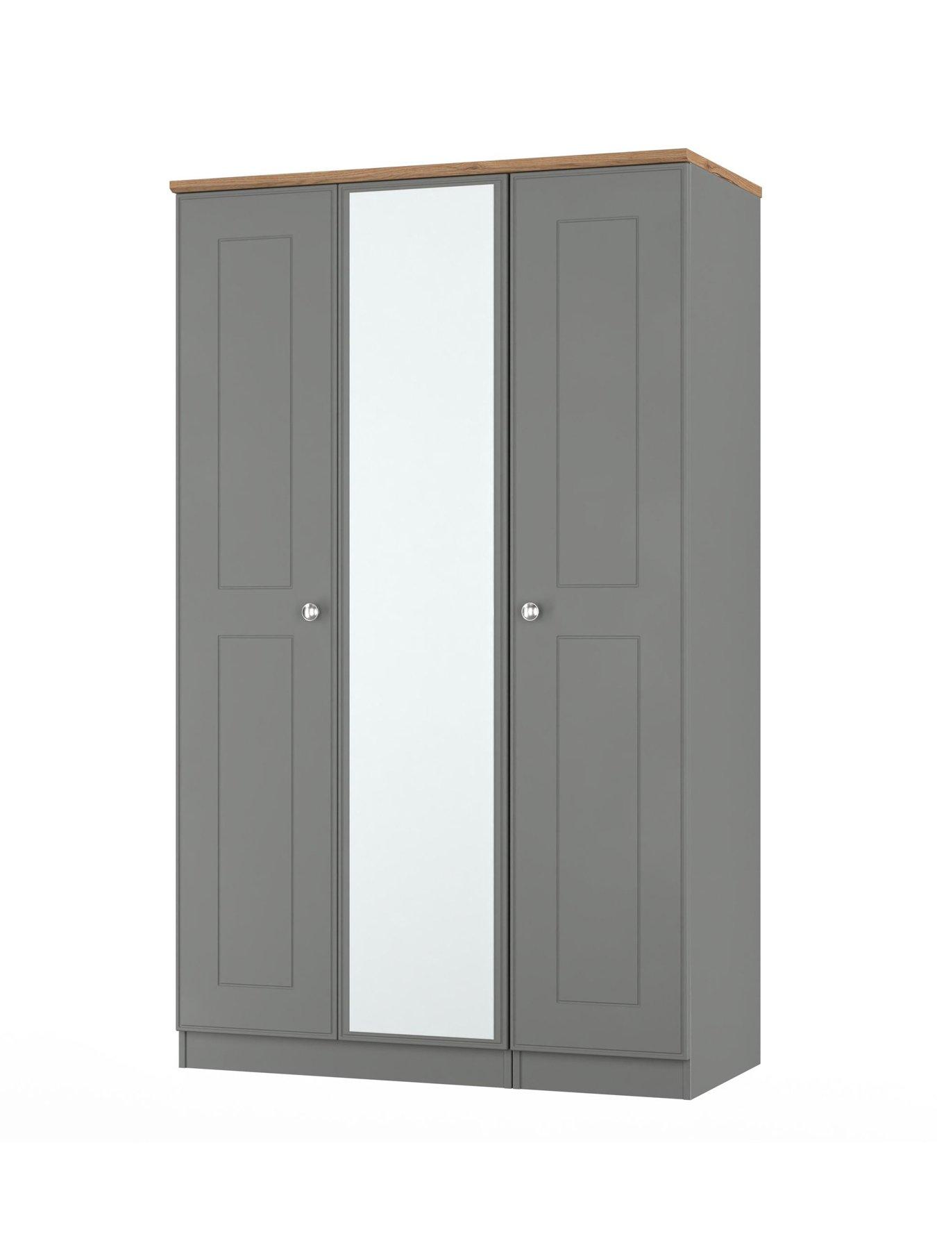 Image 3 of 7 of SWIFT Tivoli Triple Wardrobe With Mirror