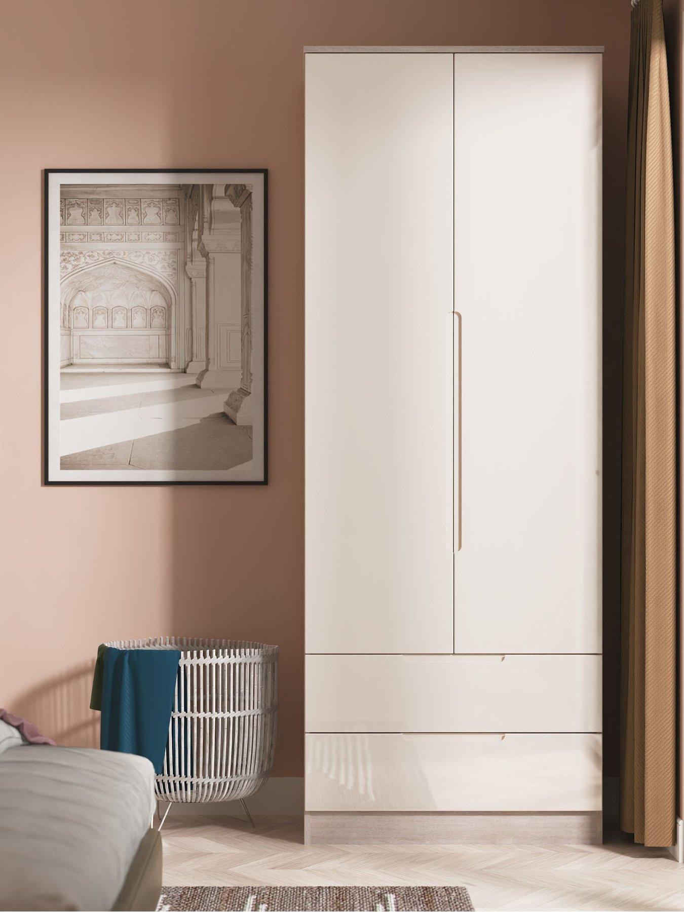 SWIFT Florence Tall 2 Drawer Double Wardrobe