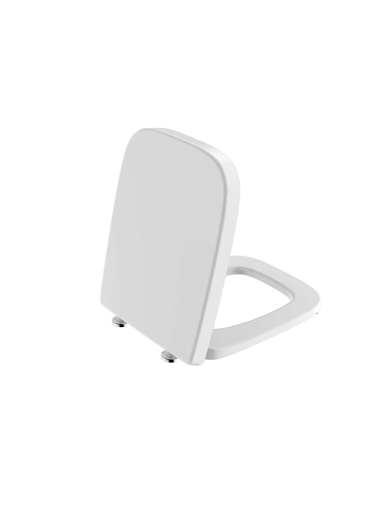  image of aqualona-duroplast-square-toilet-seat-white