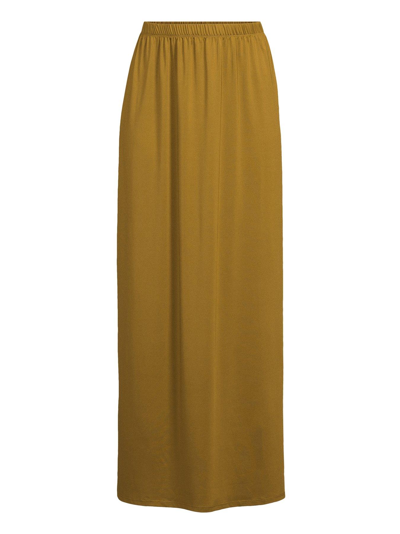 Image 6 of 6 of The Very Collection Volume Maxi Skirt Co-ord - Green