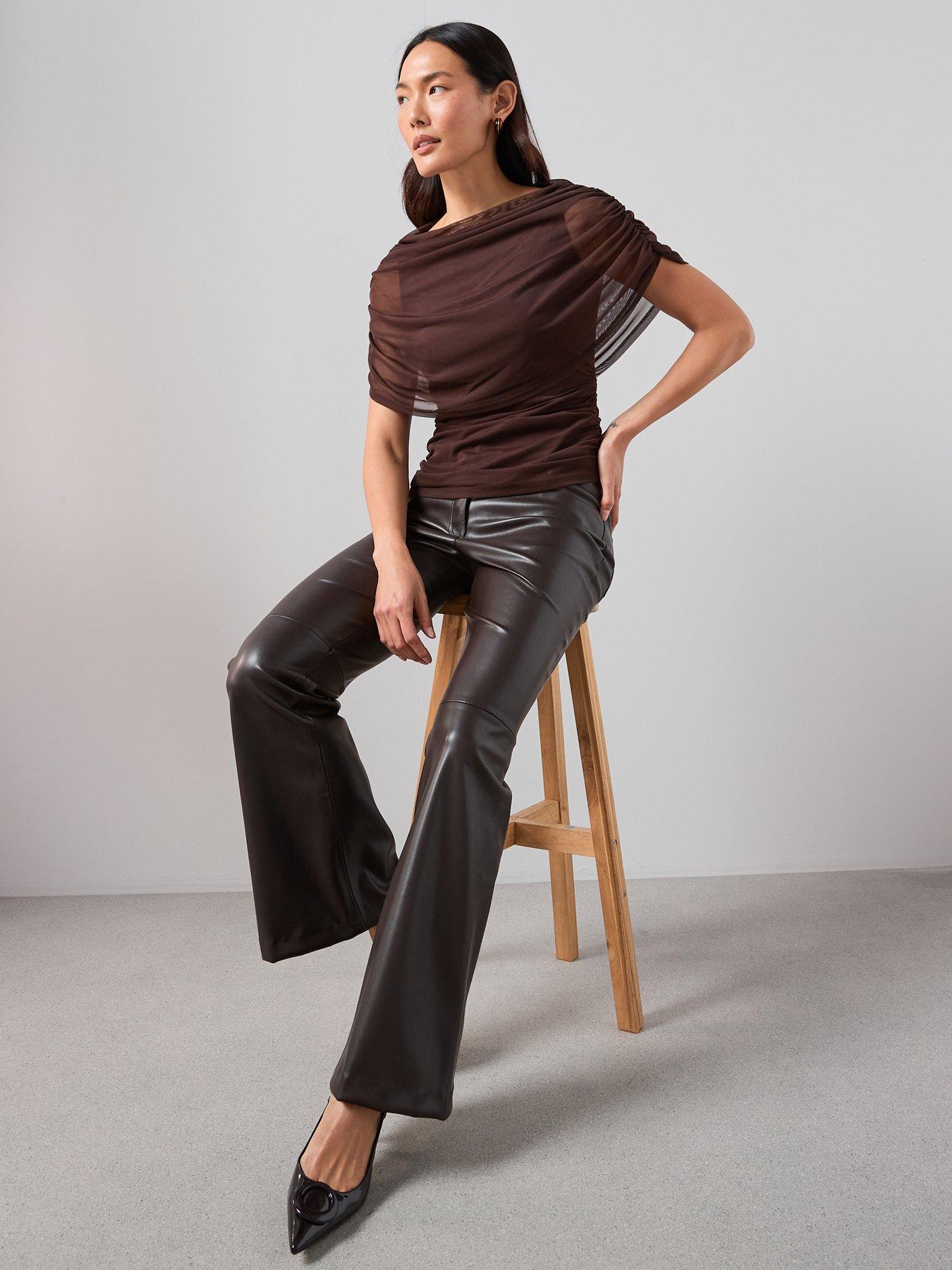 Image 3 of 6 of The Very Collection Cape Top - Brown