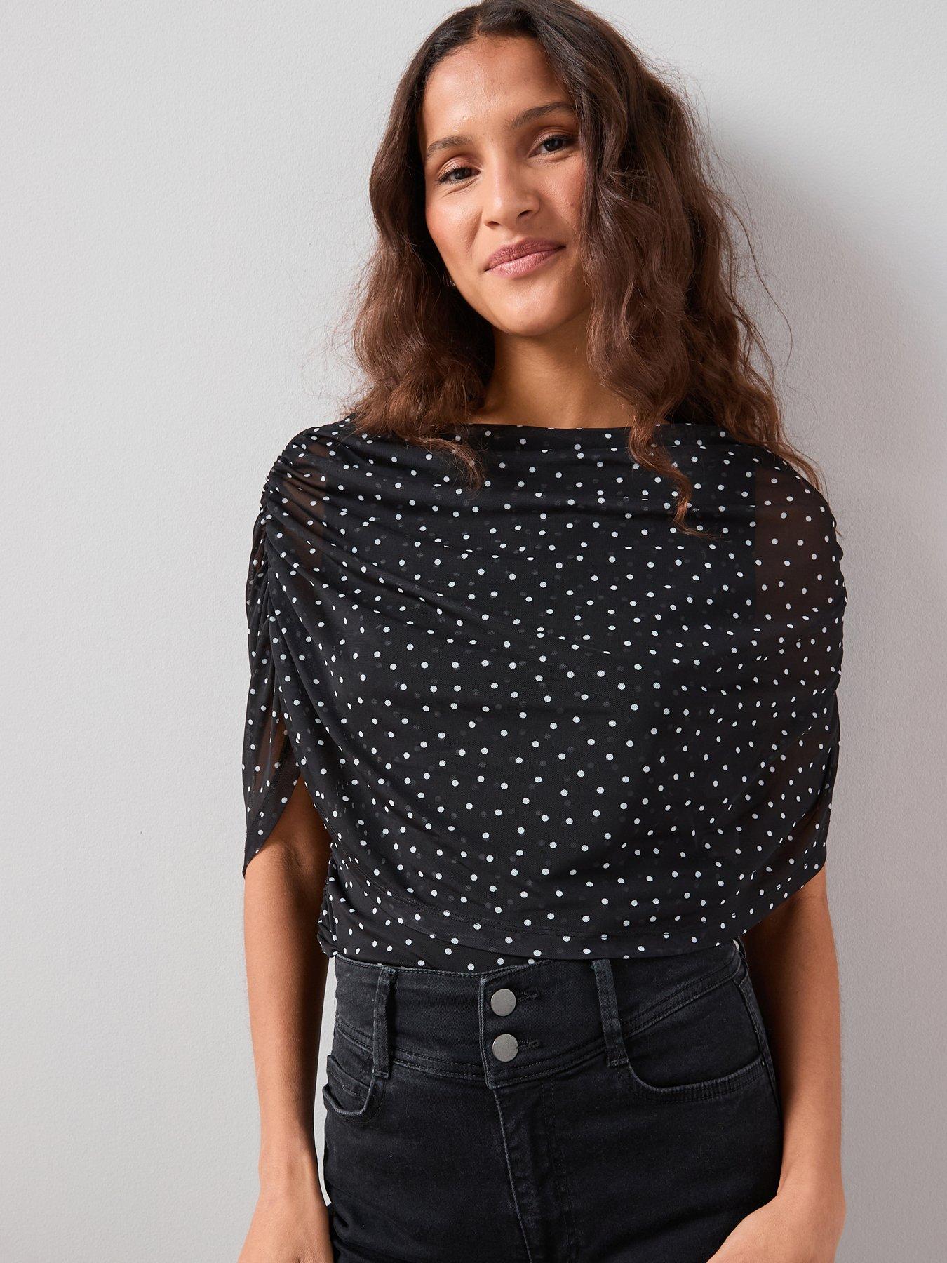 The Very Collection Spot Cape Top - Multi