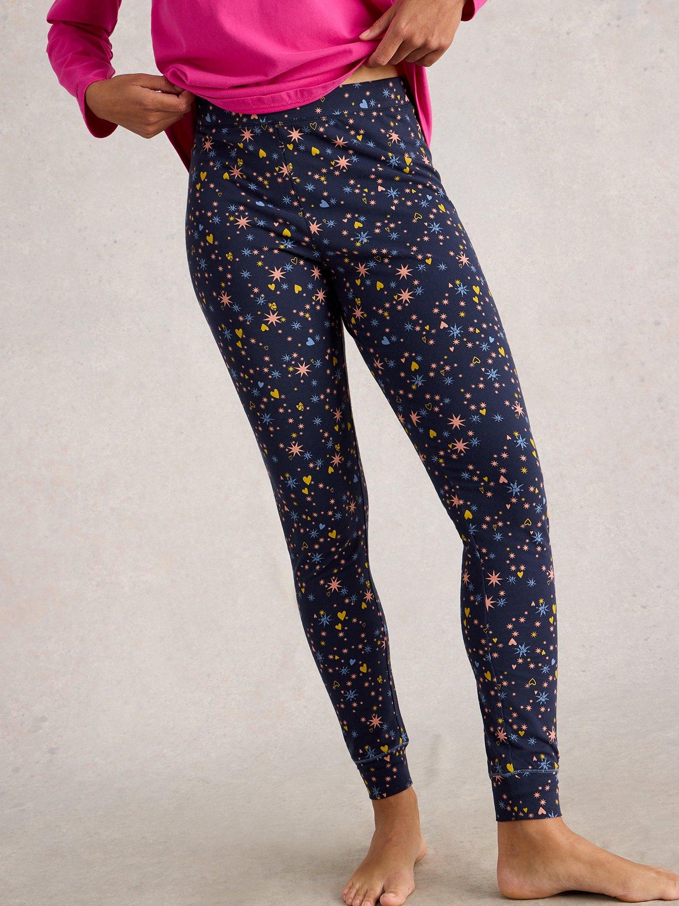 White Stuff Selena Jersey Pyjama Legging - Blue