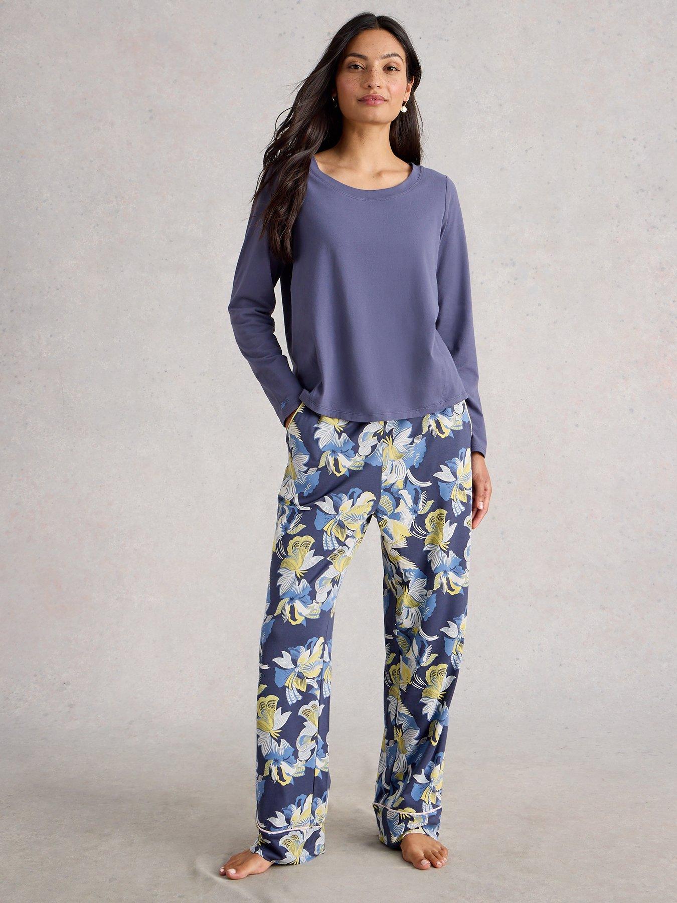  image of white-stuff-nina-jersey-pyjama-bottom-purple