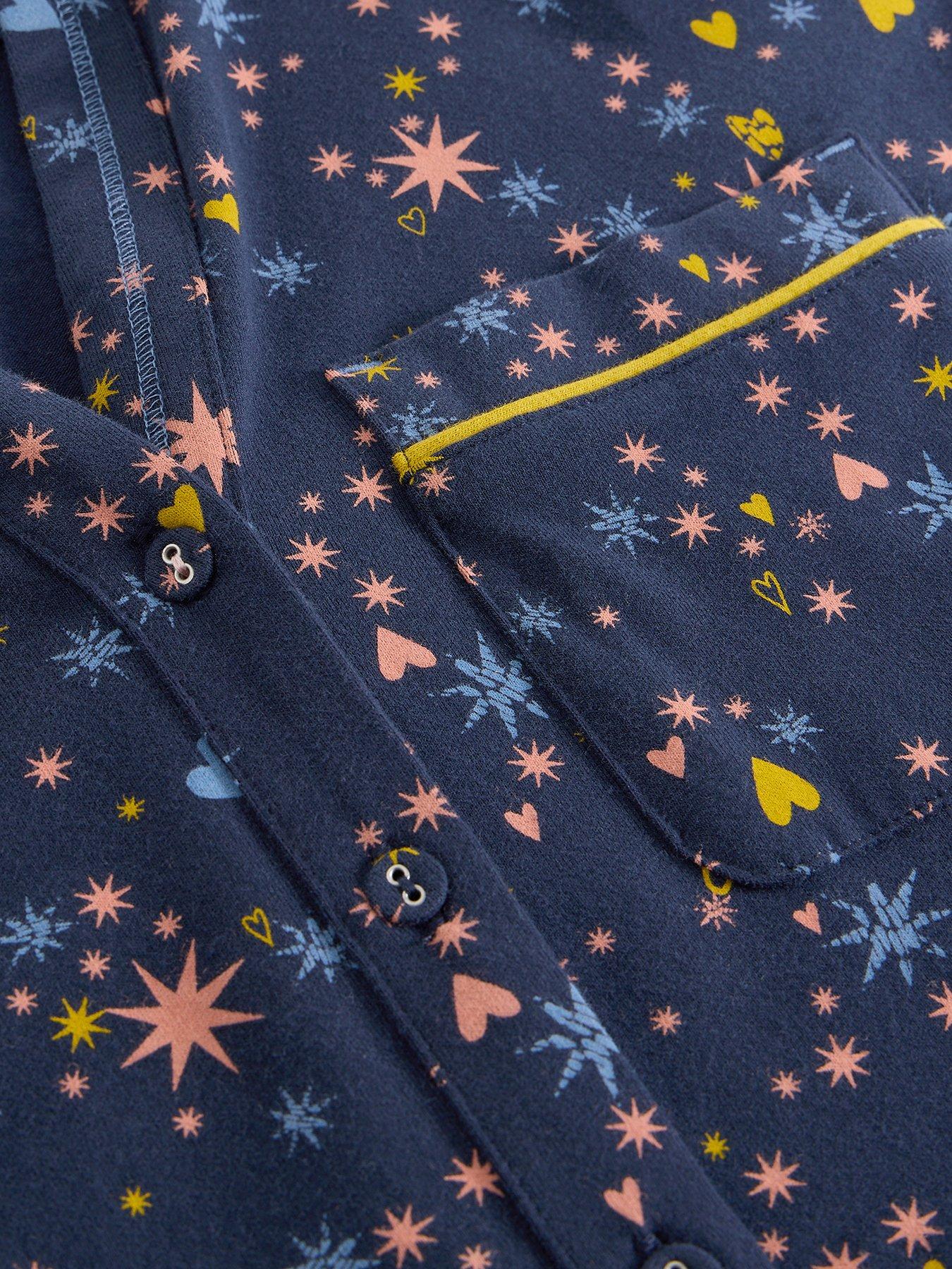 Image 6 of 6 of White Stuff Annie Jersey Nightie - Blue