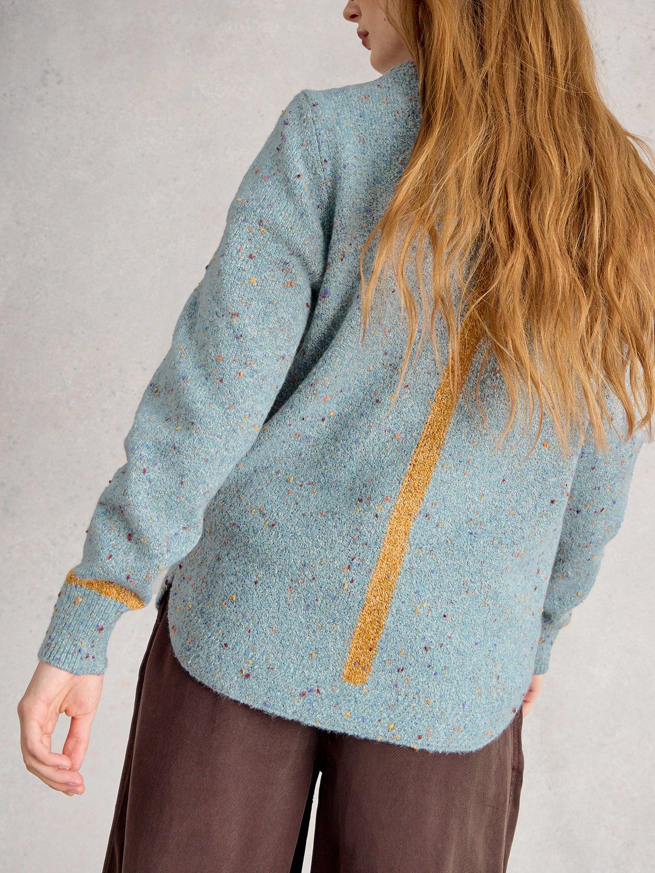  image of white-stuff-talia-nep-jumper-green