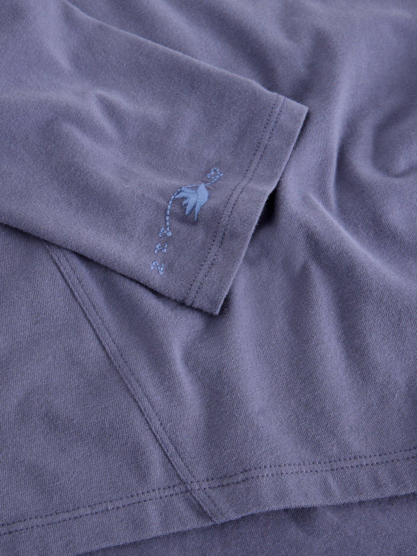 Image 6 of 6 of White Stuff Eva Jersey Pyjama Top - Purple