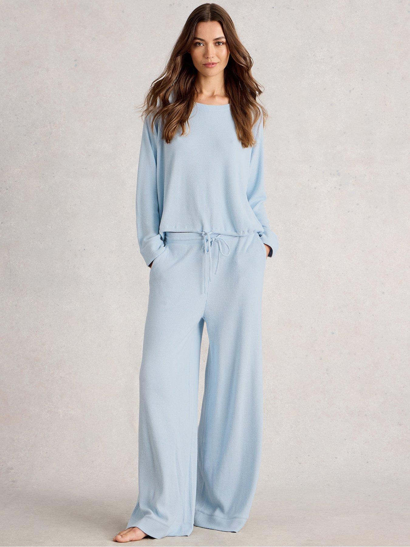  image of white-stuff-cosy-jersey-rib-bottom-blue