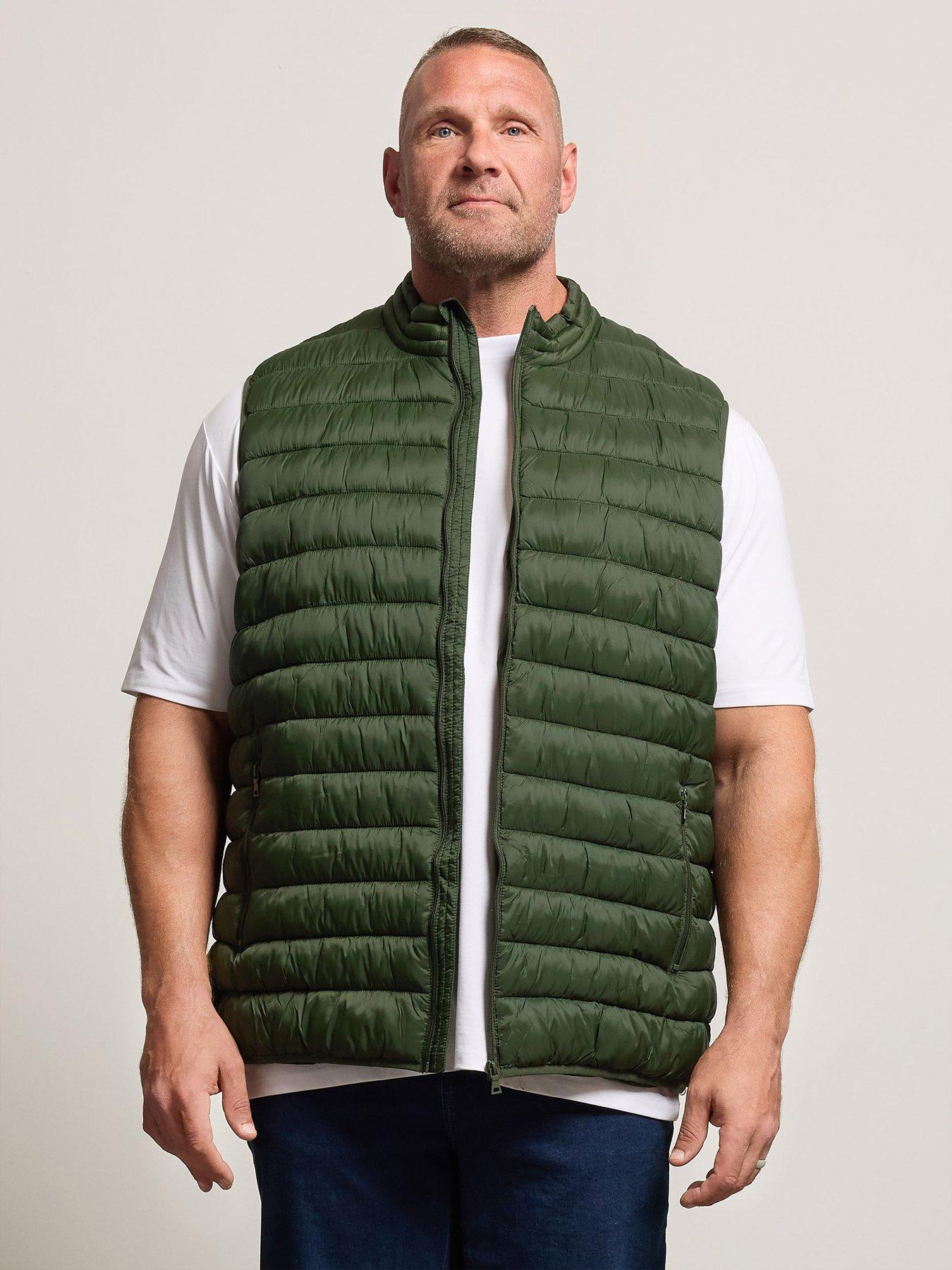  image of badrhino-puffer-gilet-dark-green