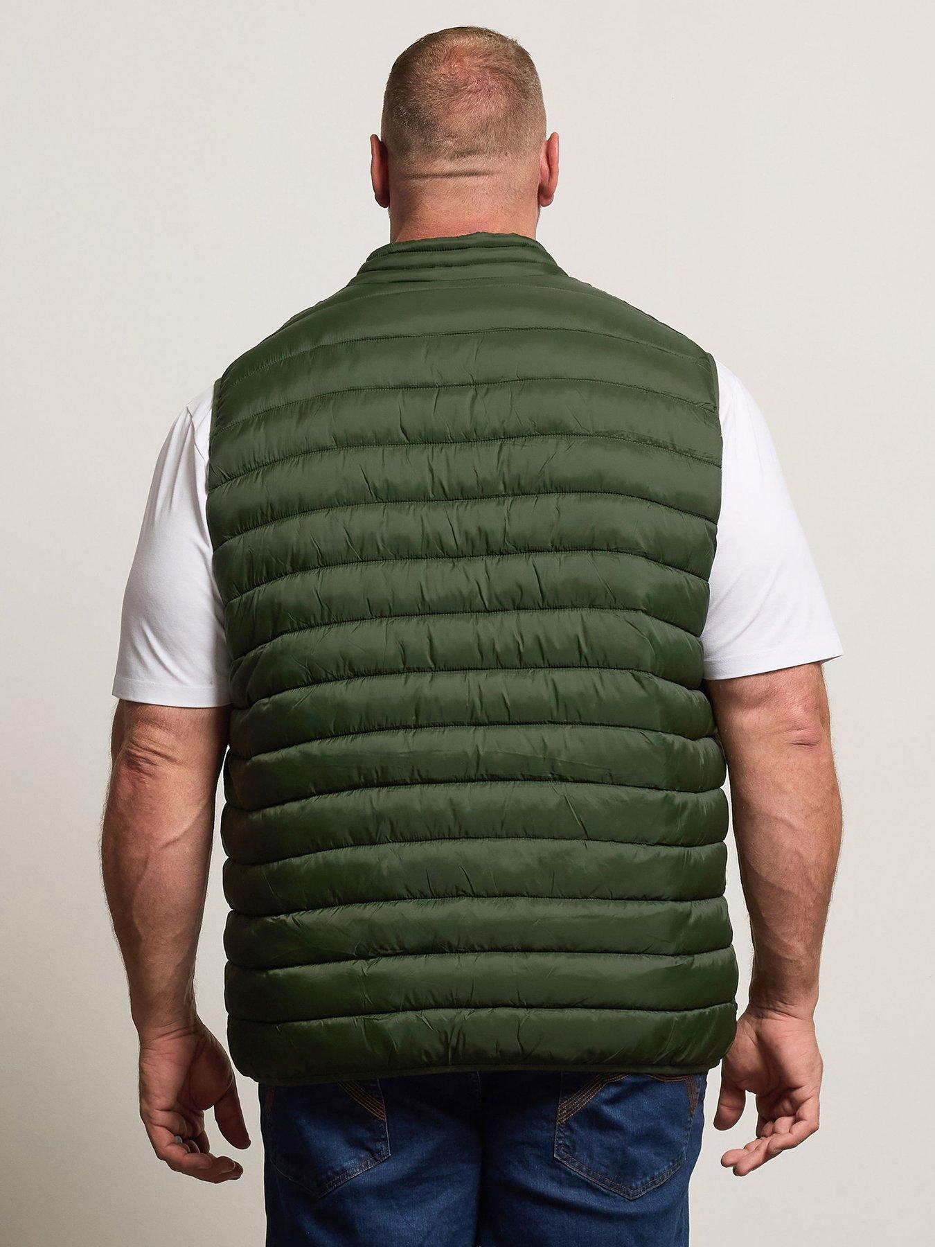  image of badrhino-puffer-gilet-dark-green