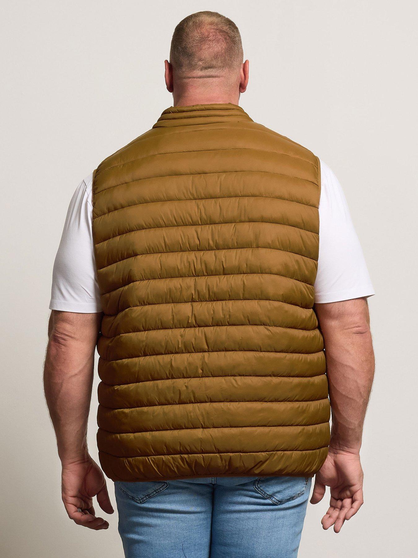  image of badrhino-puffer-gilet-brown