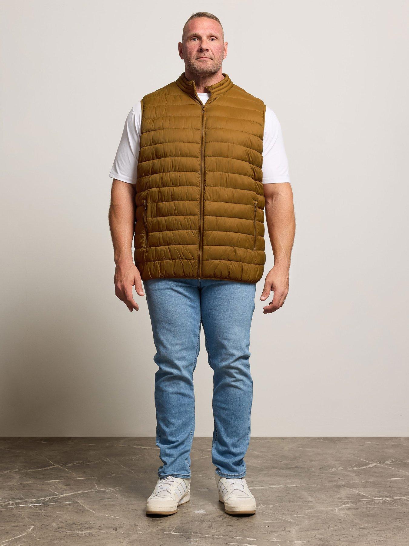  image of badrhino-puffer-gilet-brown