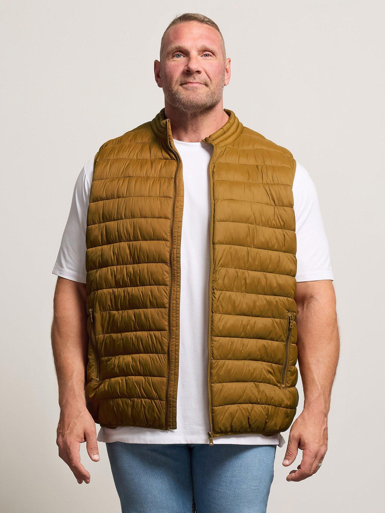  image of badrhino-puffer-gilet-brown