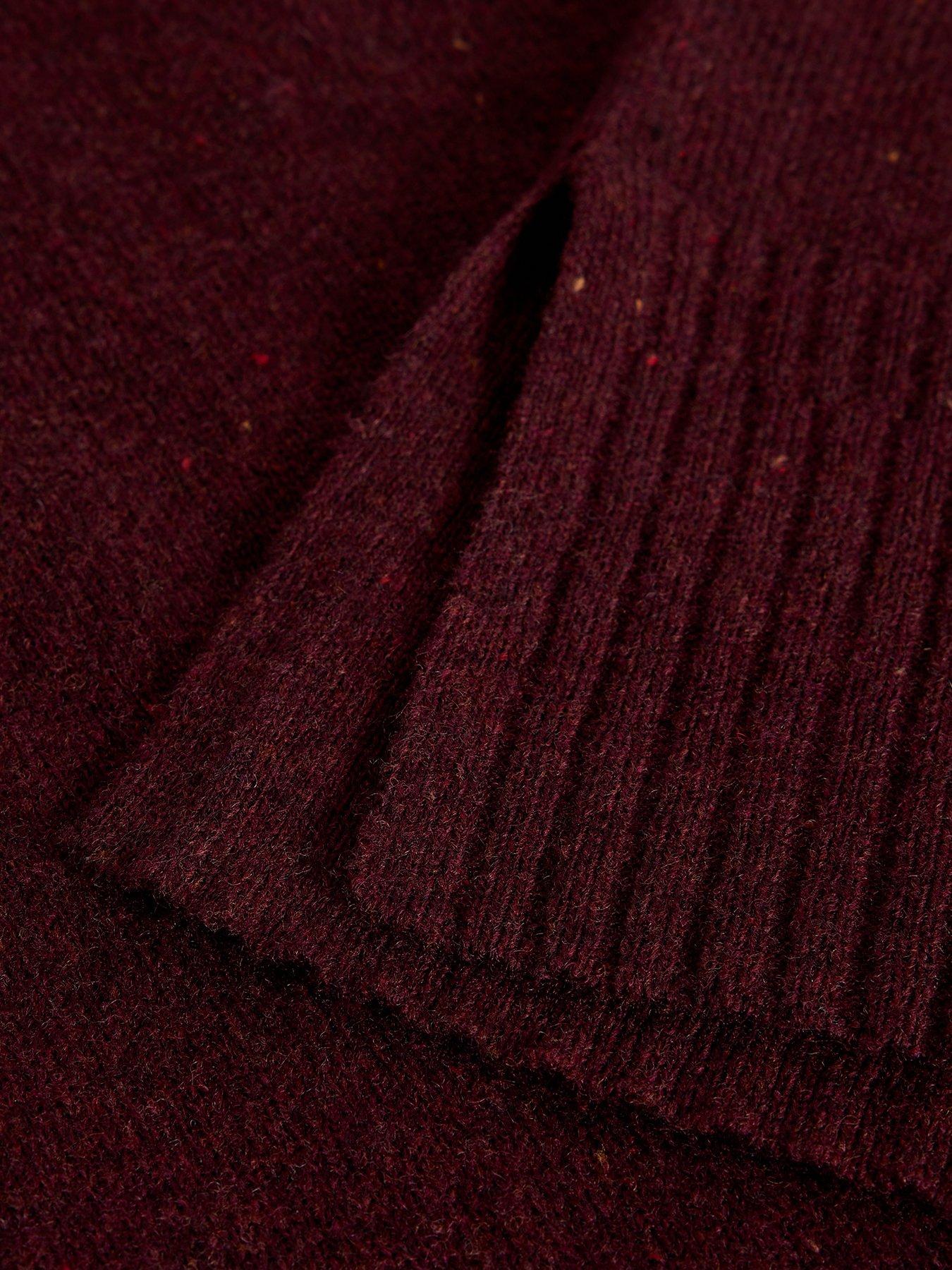 Image 6 of 6 of White Stuff Lily V Neck Jumper - Purple