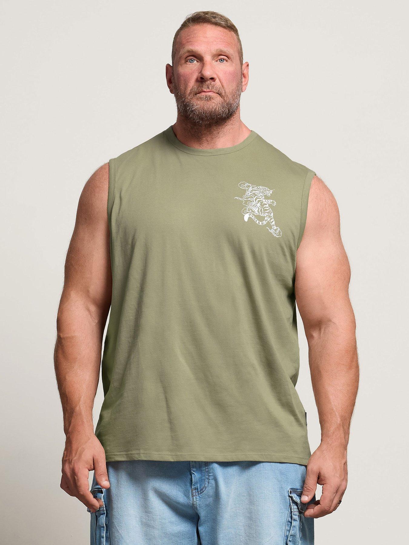 BadRhino Blue Muscle Vest - Green