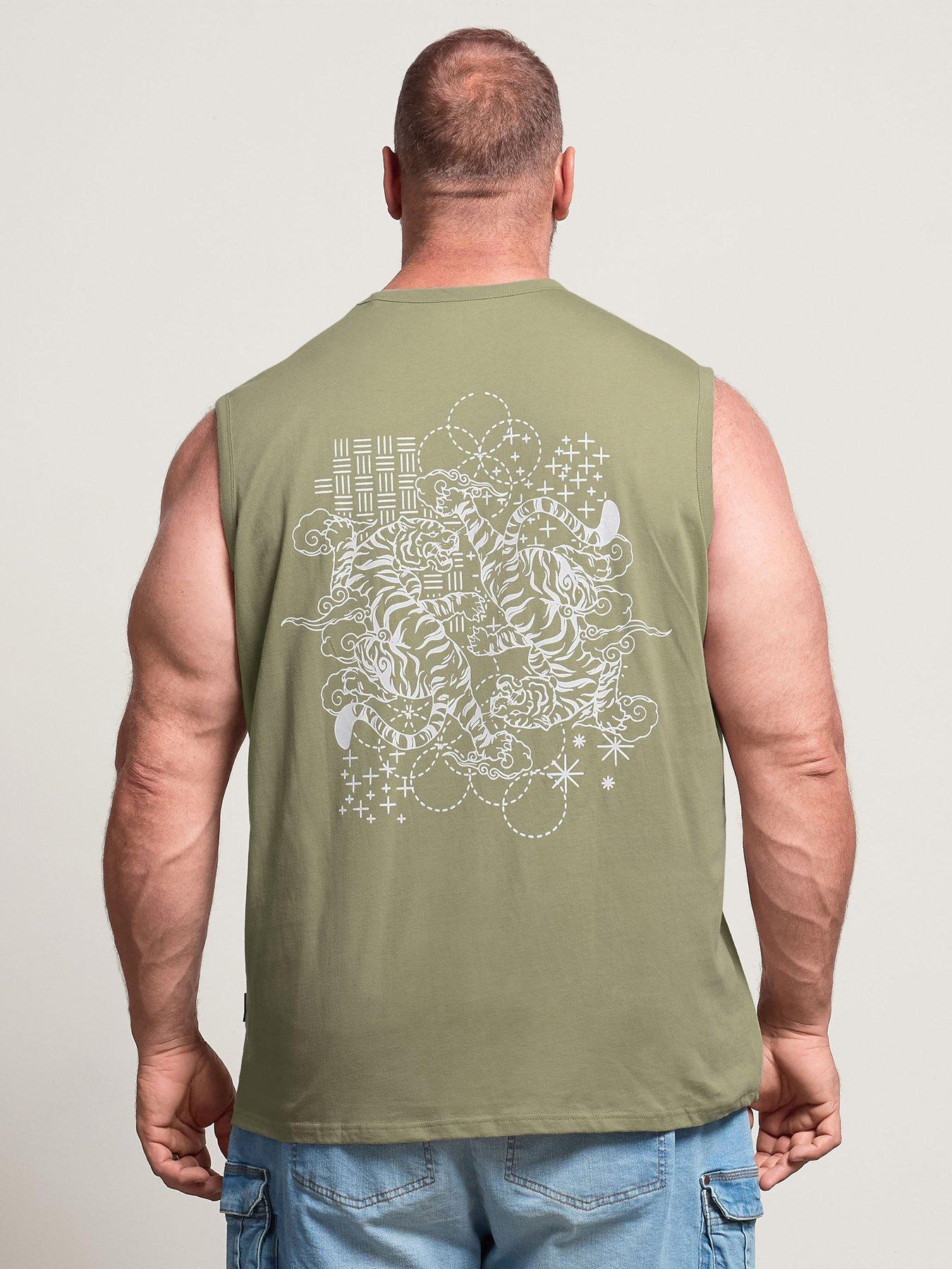 Image 2 of 4 of BadRhino Blue Muscle Vest - Green