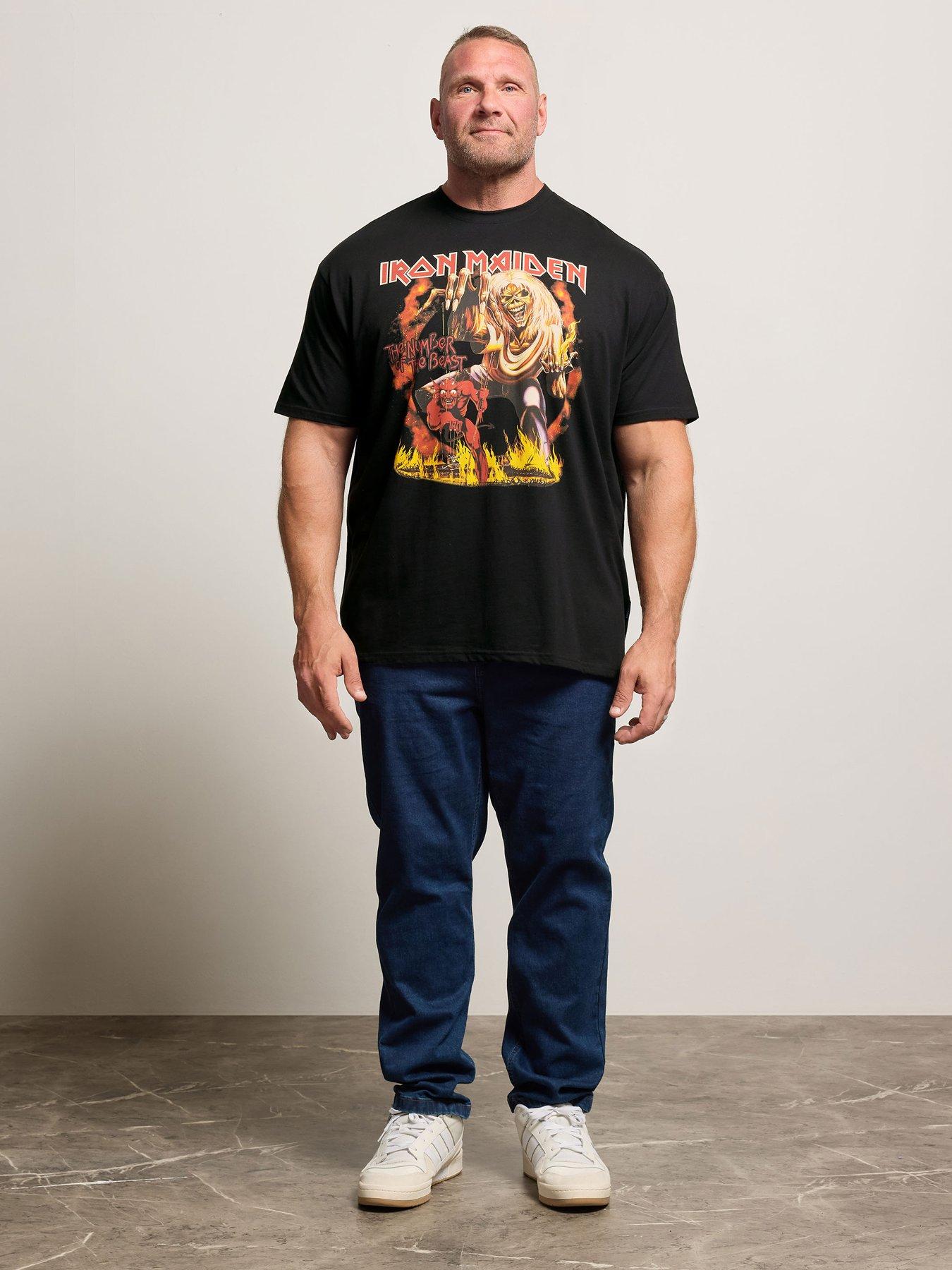 Image 3 of 4 of BadRhino Iron Maiden T-Shirt - Black