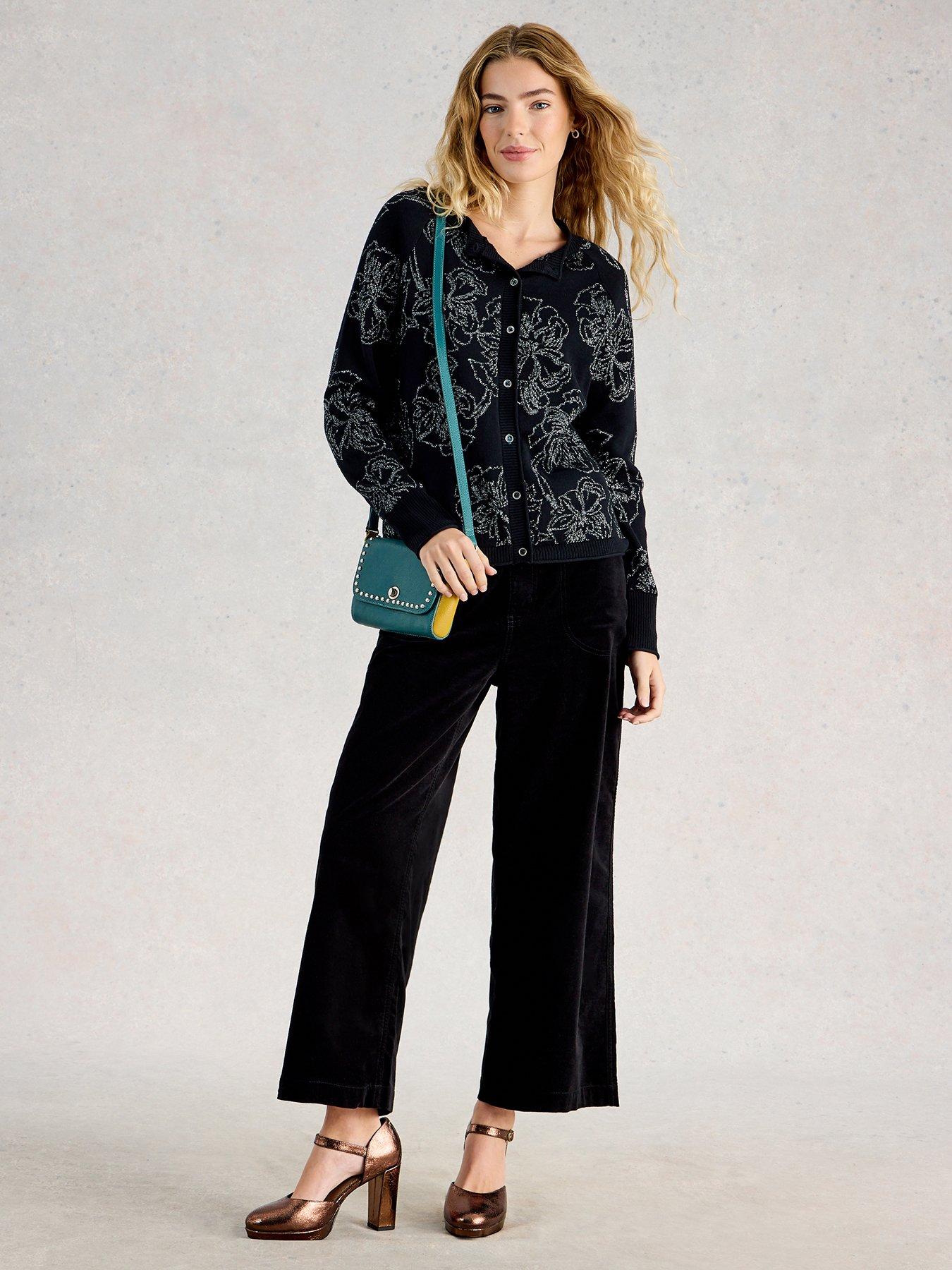 White Stuff Lulu Lurex Cardigan - Black