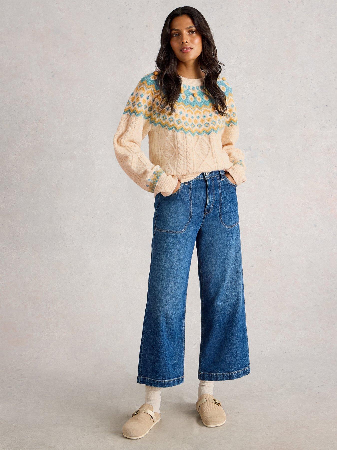  image of white-stuff-izzy-fairisle-jumper-cream