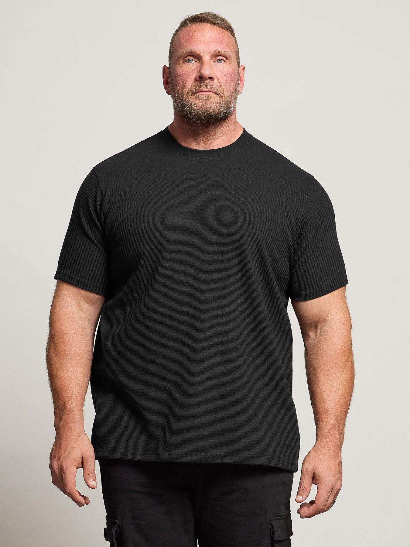undefined Ottoman Ribbed T-Shirt - Black