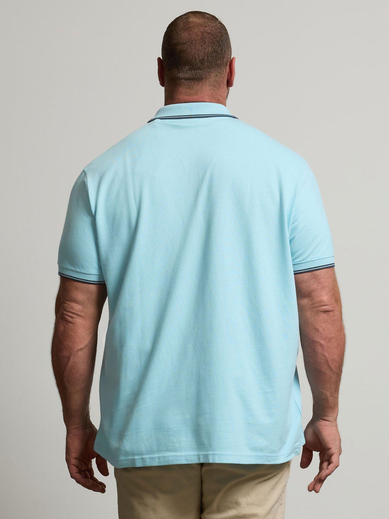 Image 2 of 4 of BadRhino 3 Pack Tipped Collar Polo Shirts - Multi