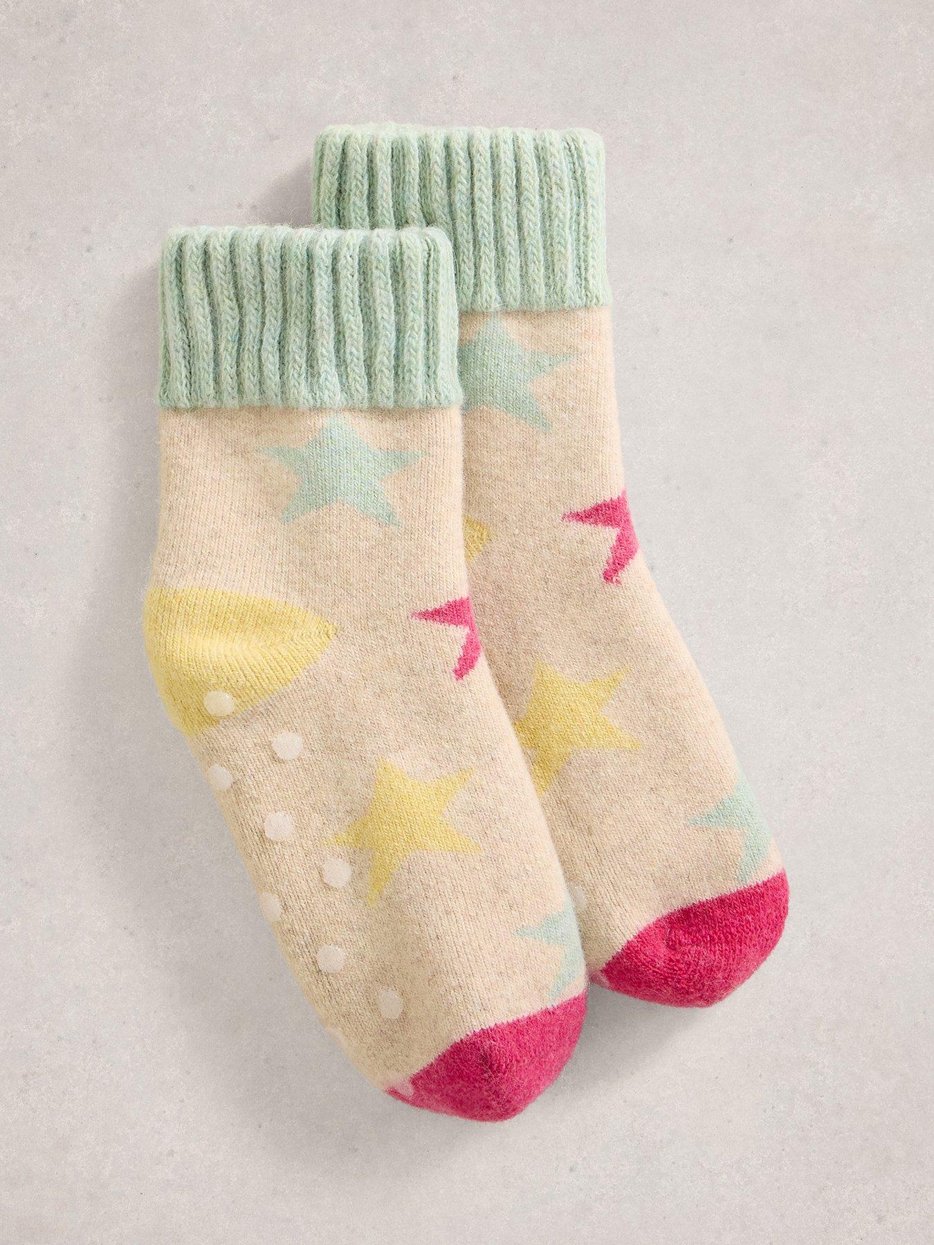 White Stuff Star Loopback Sock - Multi
