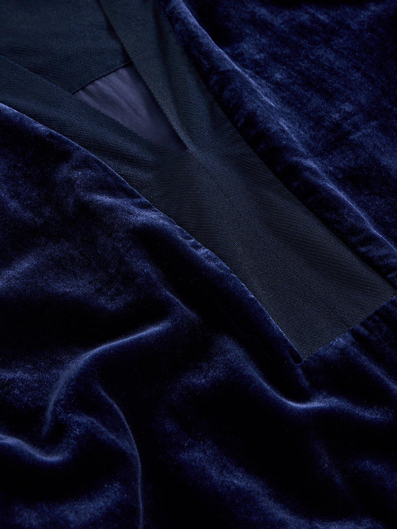  image of white-stuff-june-velvet-dress-blue