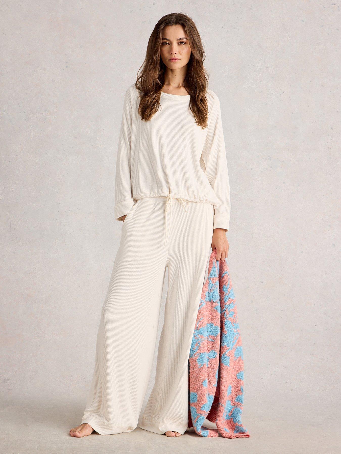  image of white-stuff-cosy-jersey-rib-top-cream