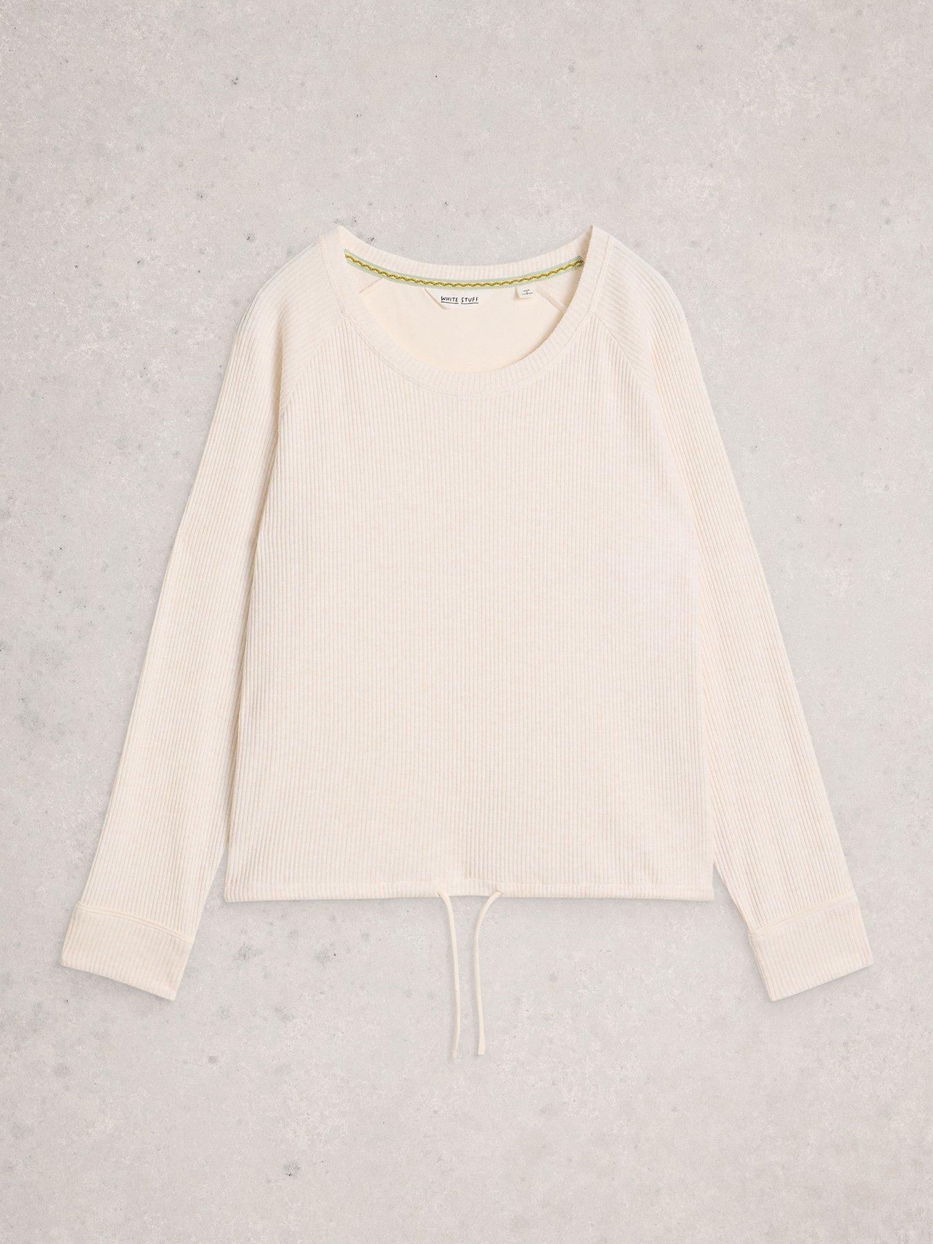  image of white-stuff-cosy-jersey-rib-top-cream