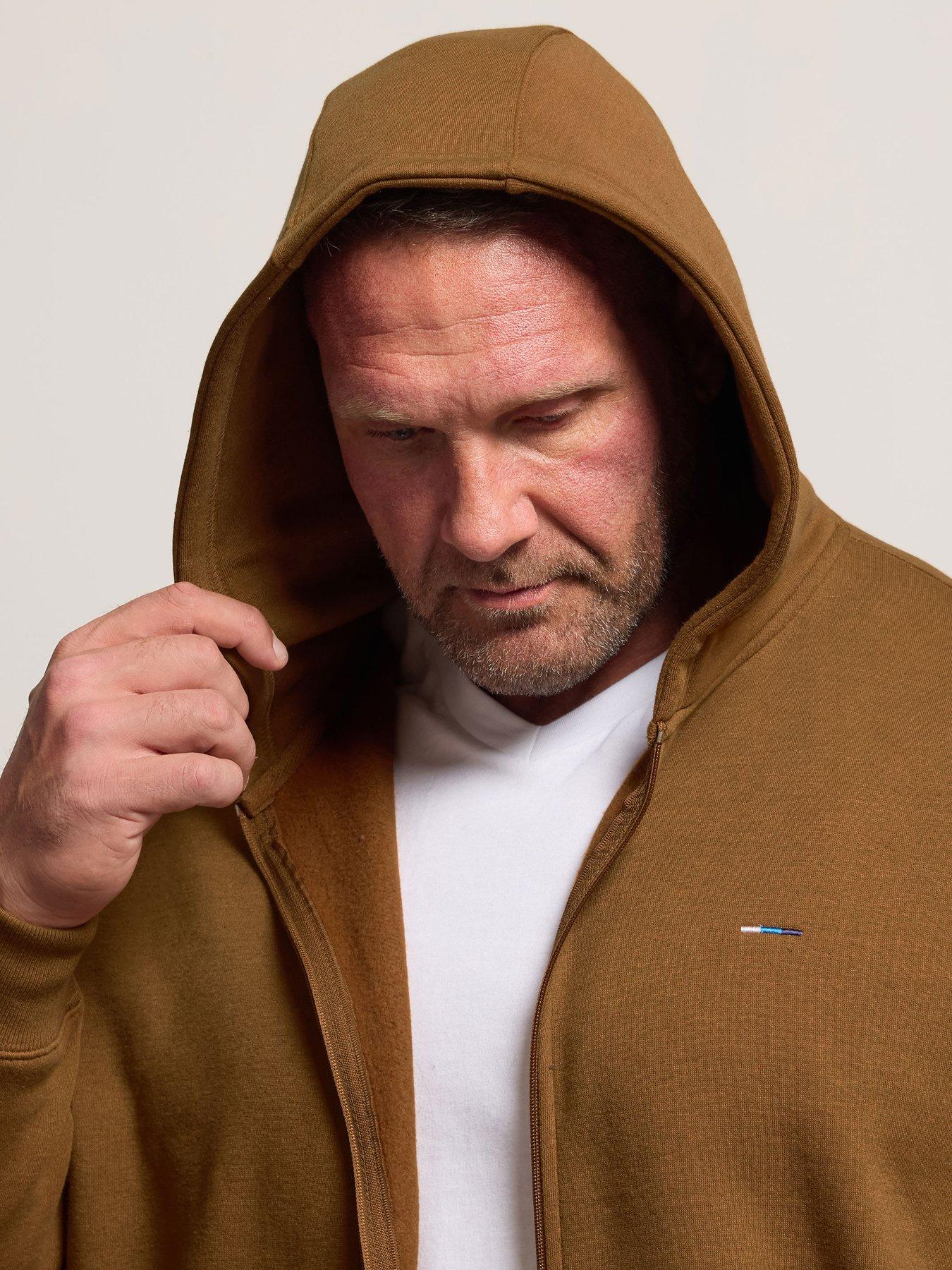 Image 4 of 4 of BadRhino Zip Through Hoodie - Brown