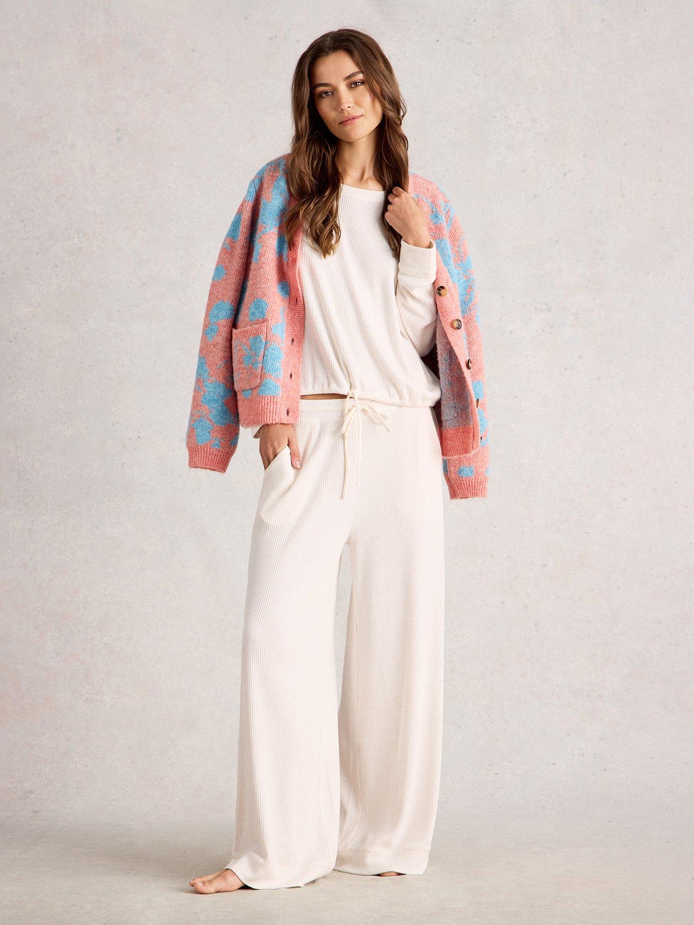 Image 3 of 6 of White Stuff Cosy Jersey Rib Bottom - Cream