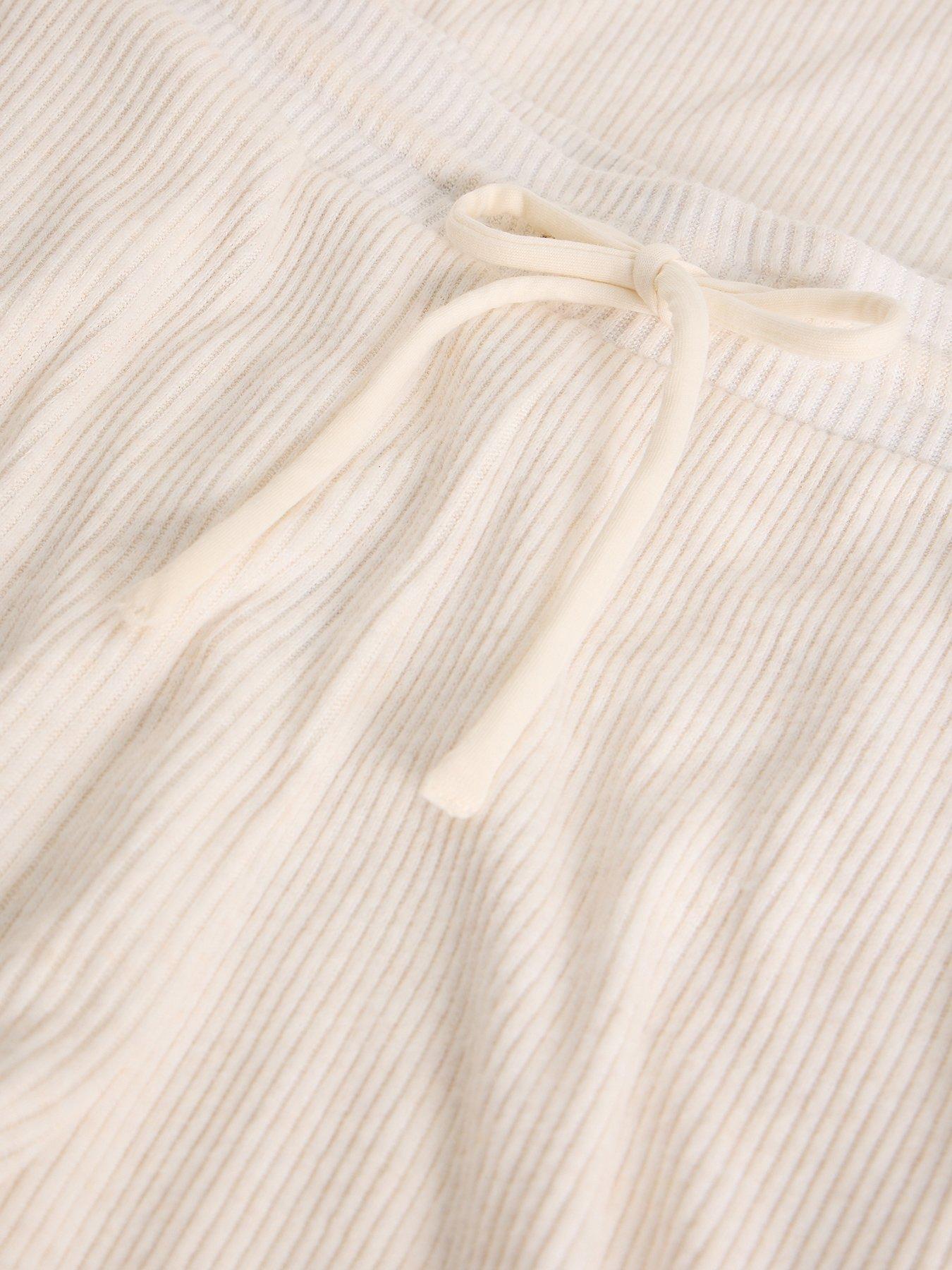 Image 6 of 6 of White Stuff Cosy Jersey Rib Bottom - Cream