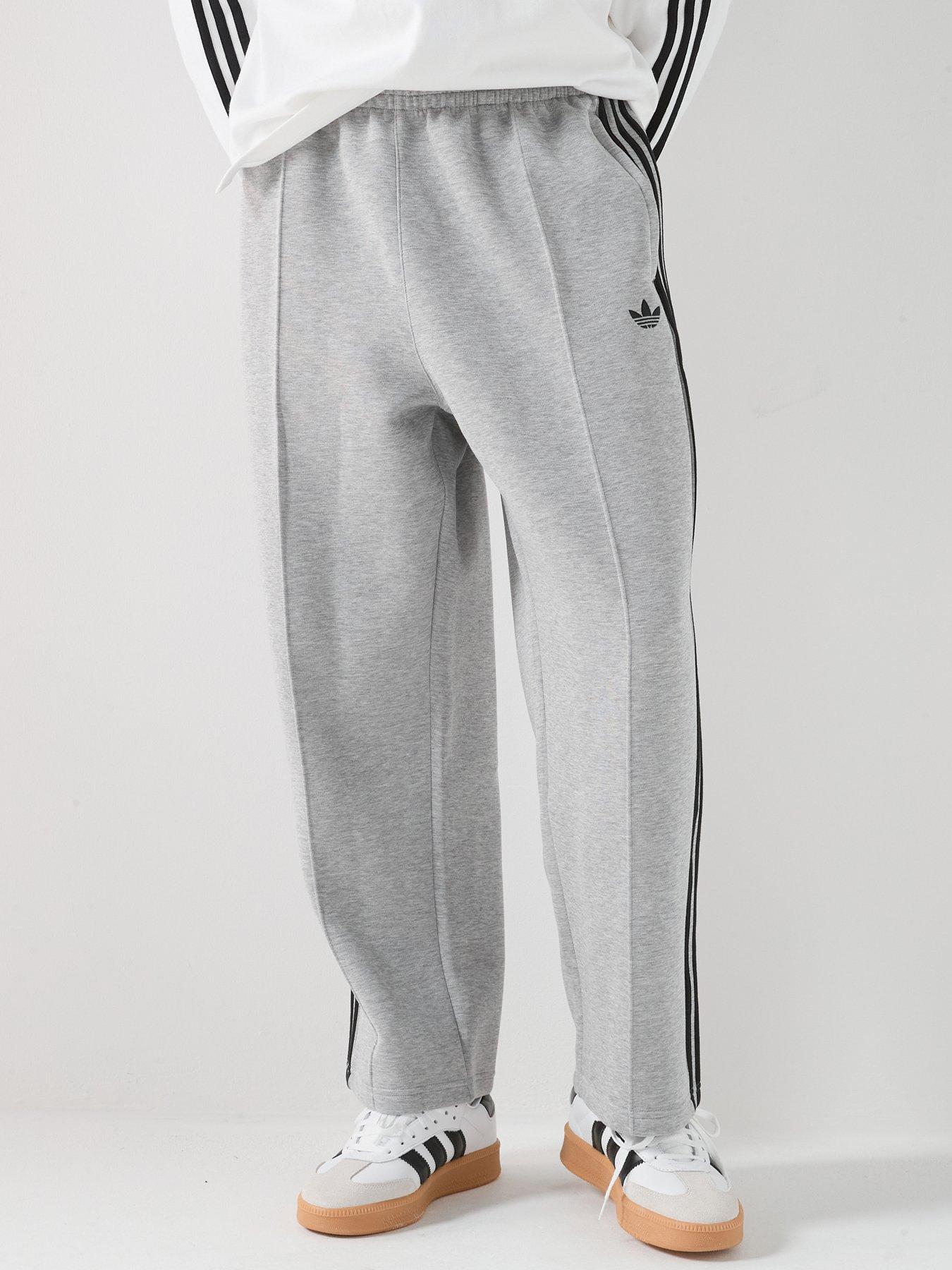 Image 1 of 6 of adidas Originals Mens Loose Fit Track Pants - Grey