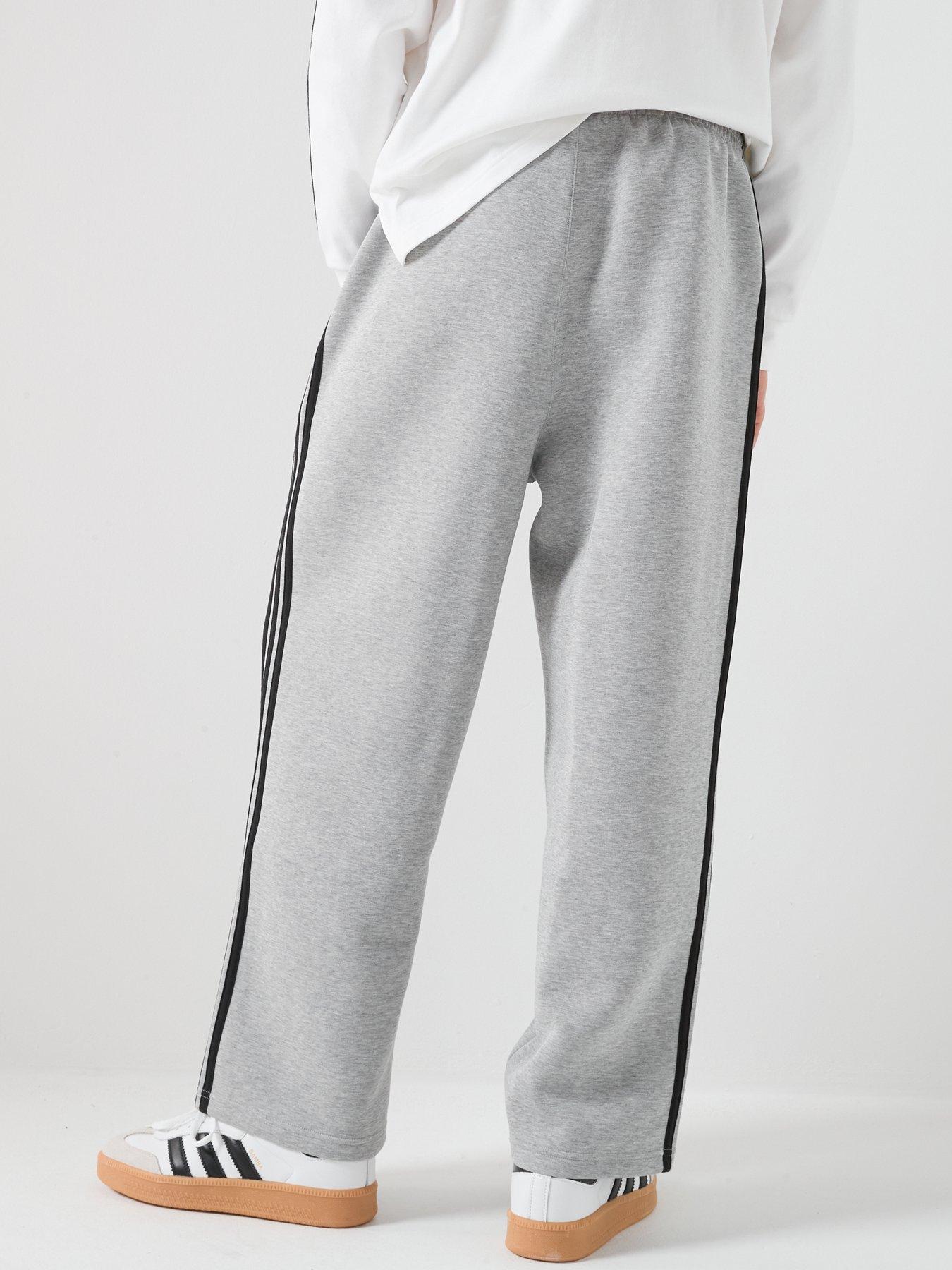 Image 2 of 6 of adidas Originals Mens Loose Fit Track Pants - Grey