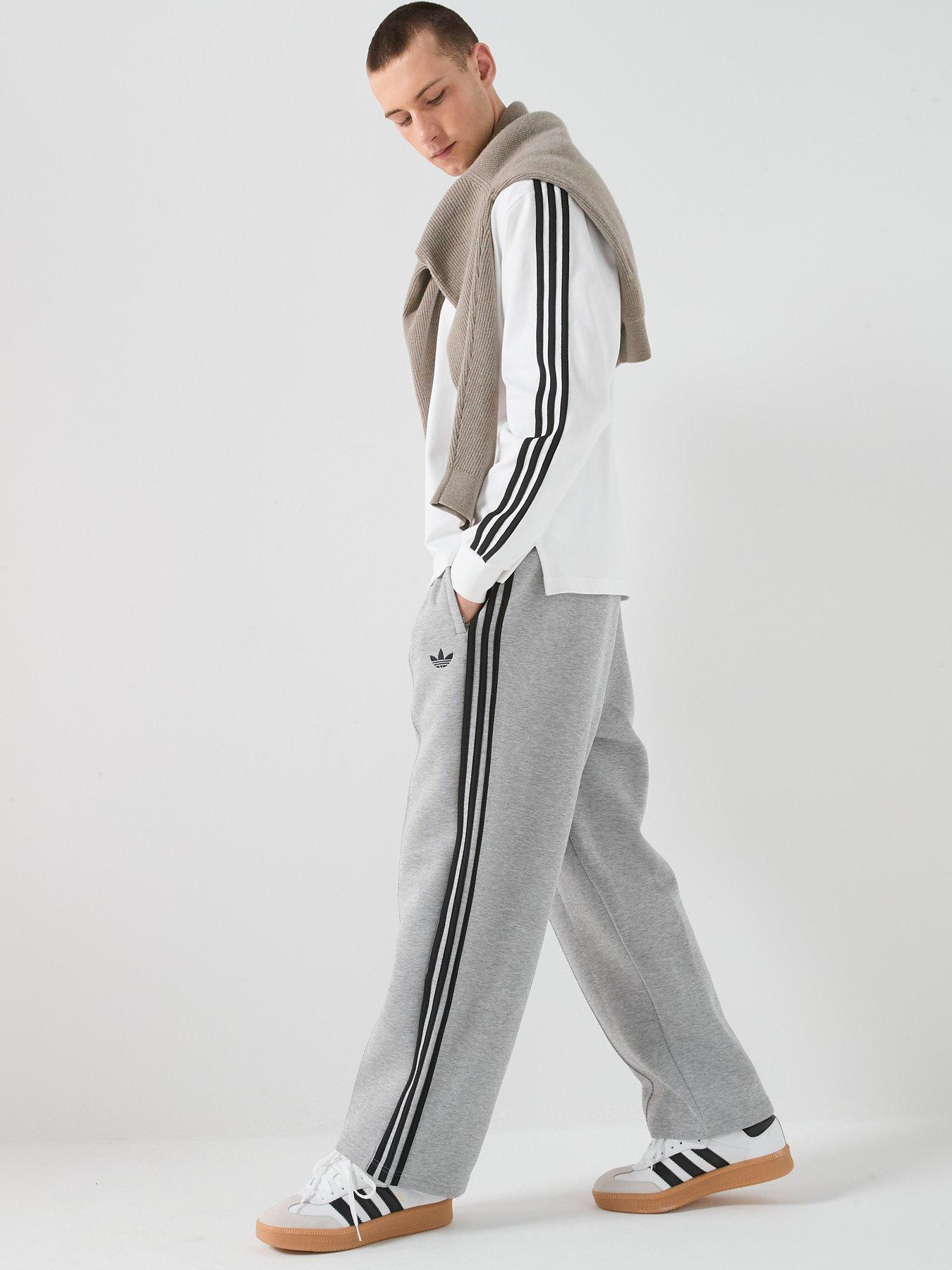 Image 5 of 6 of adidas Originals Mens Loose Fit Track Pants - Grey