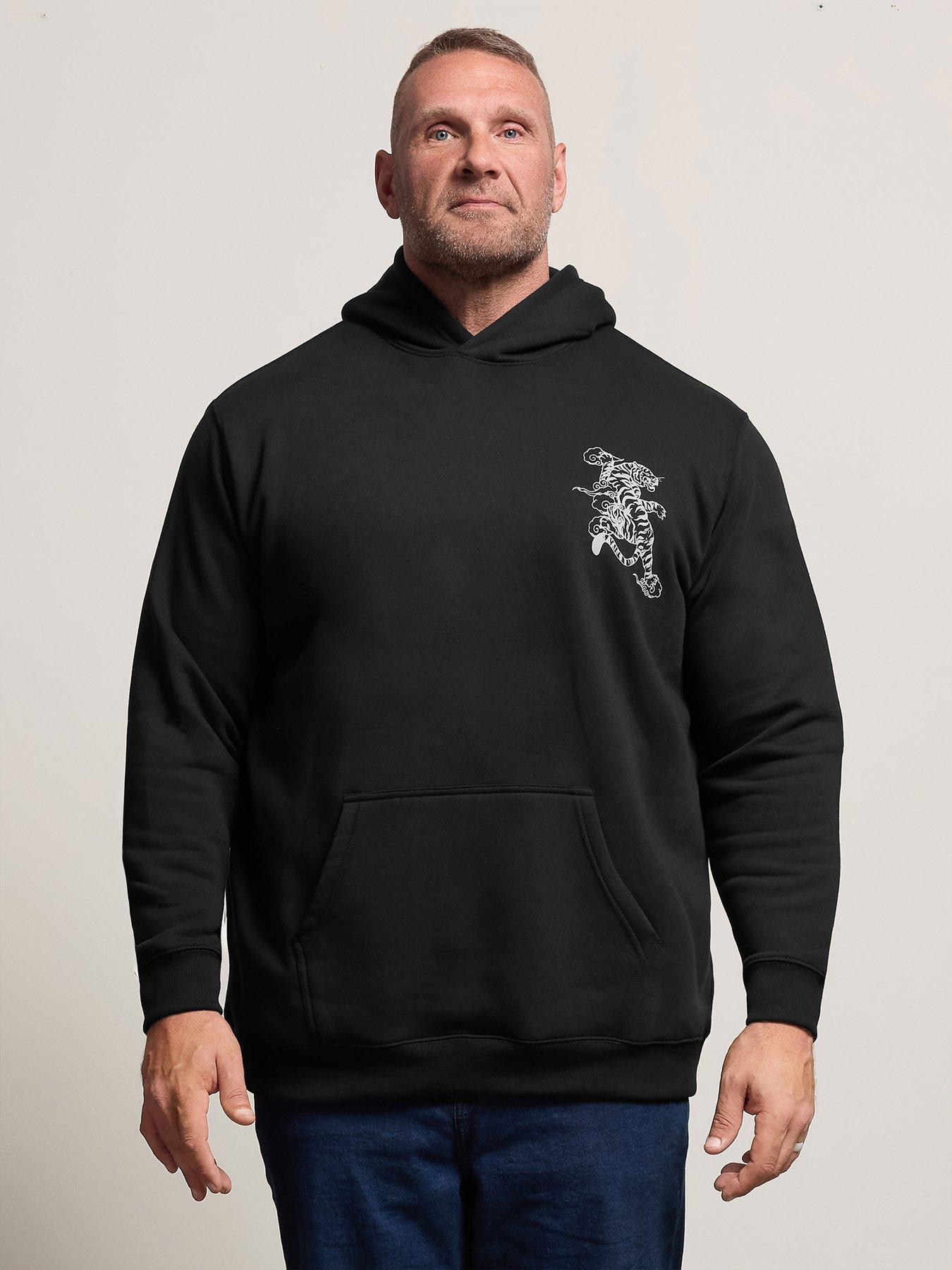 undefined Japanese Tiger Hoodie - Black