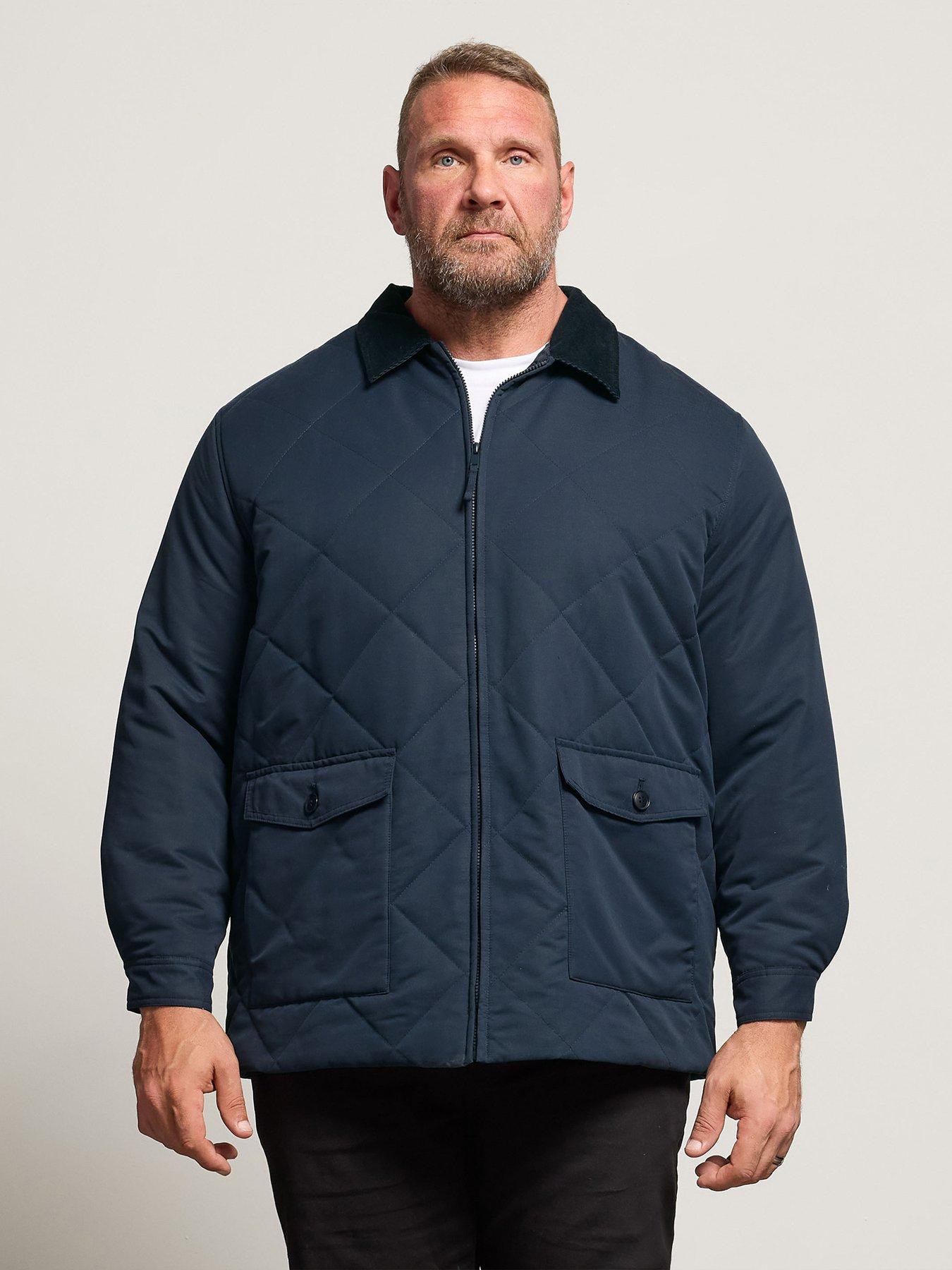 undefined Quilted Jacket - Navy