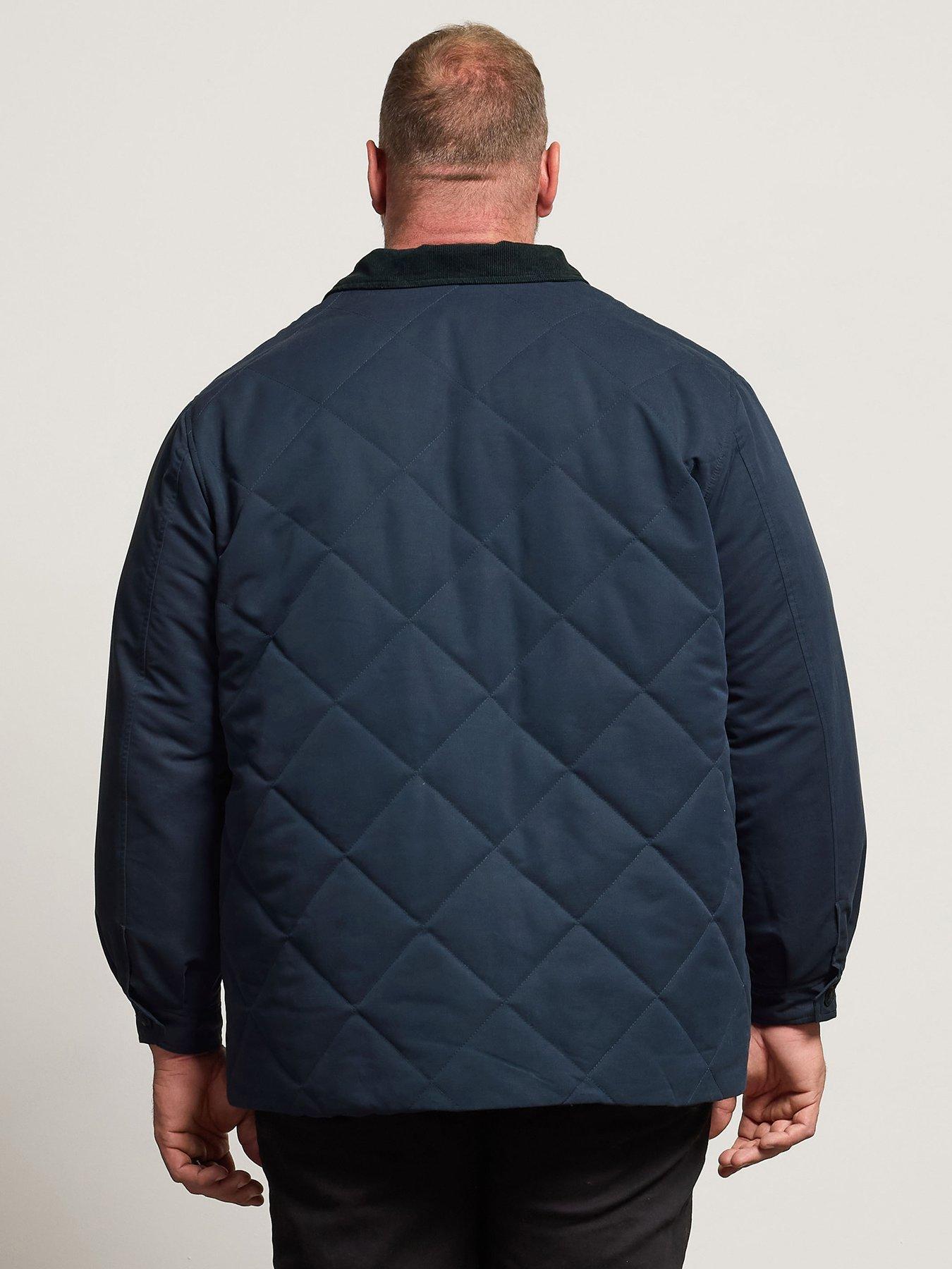 Image 2 of 4 of BadRhino Quilted Jacket - Navy
