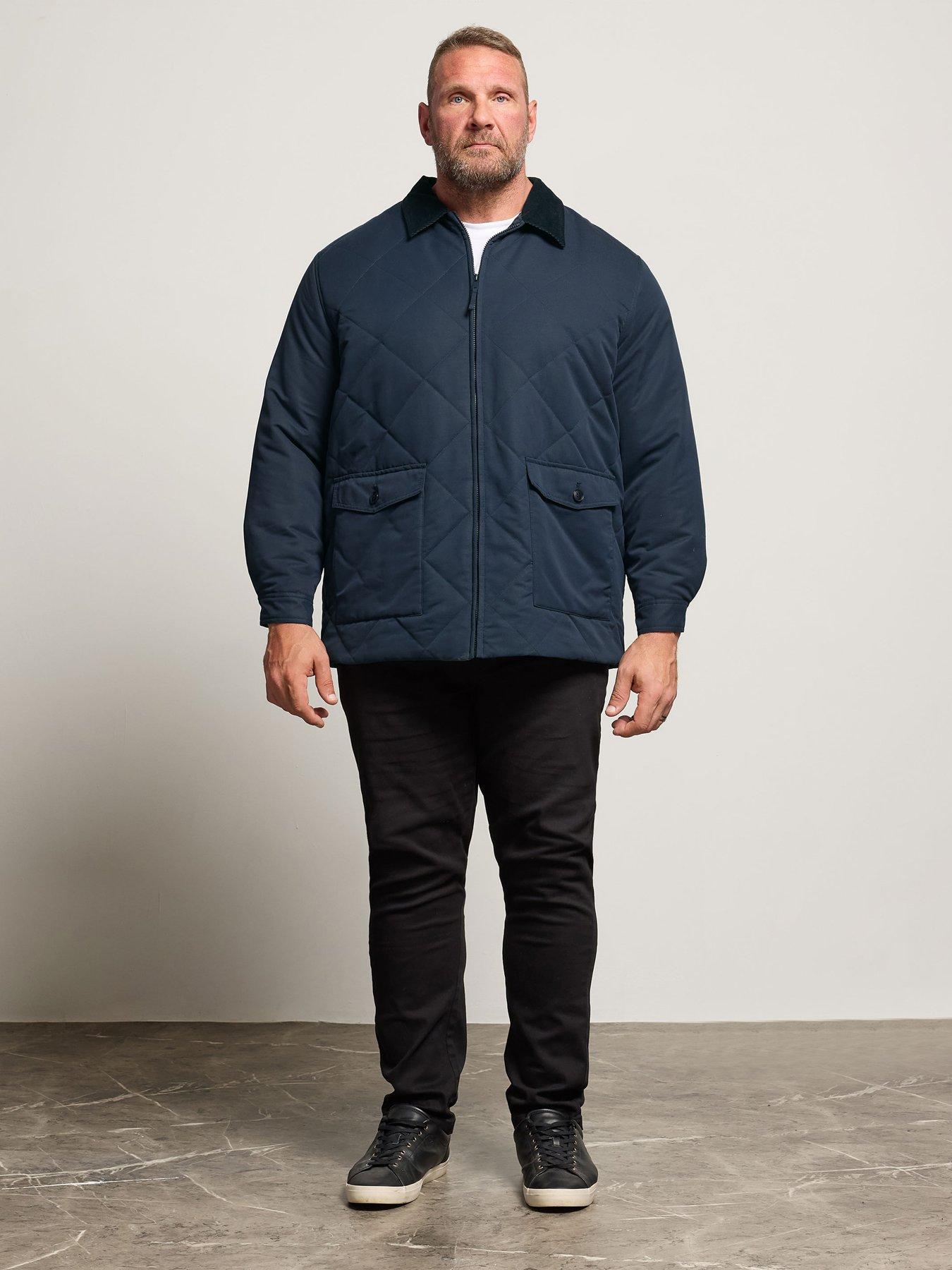 Image 3 of 4 of BadRhino Quilted Jacket - Navy