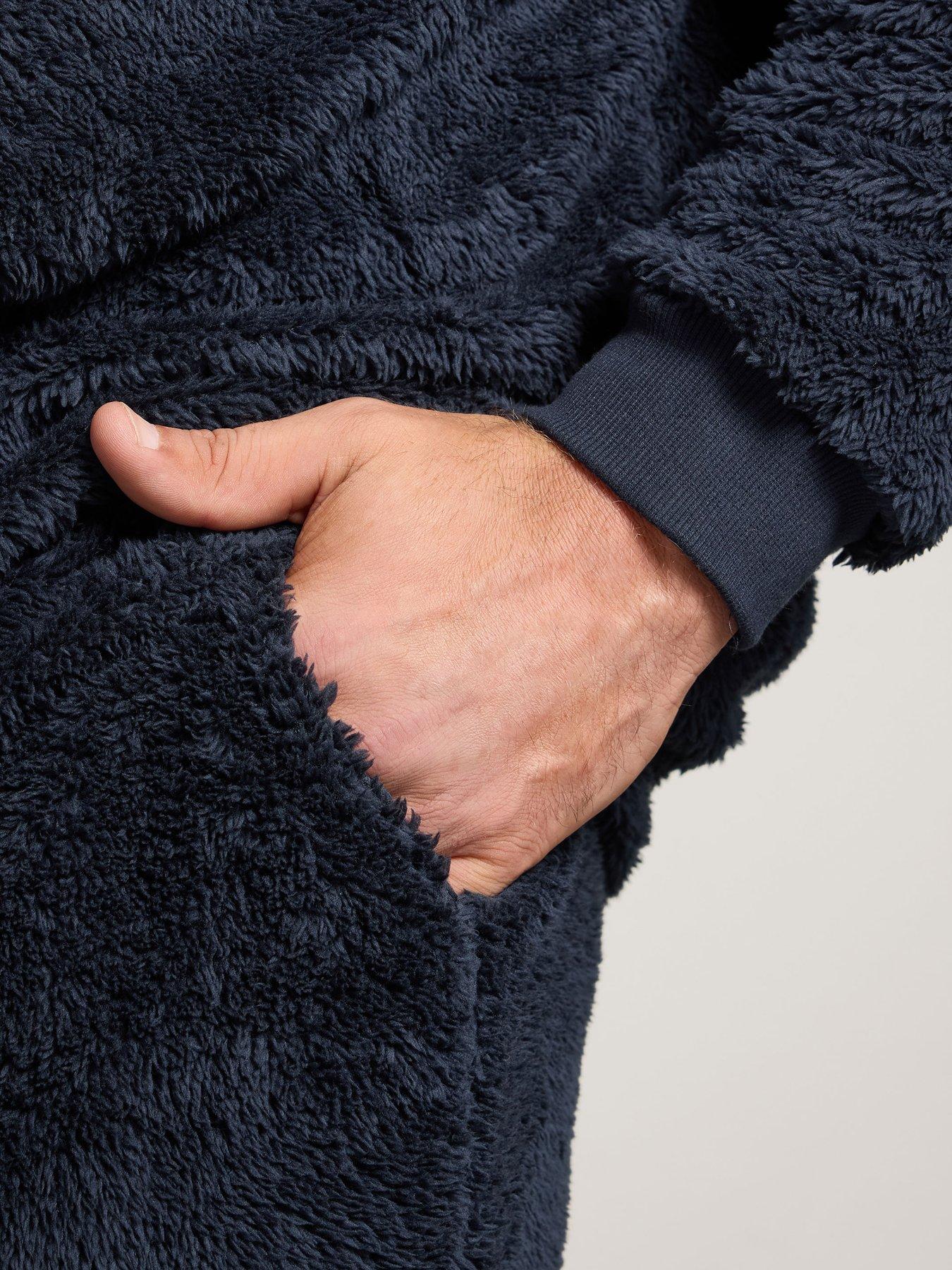 Image 3 of 3 of BadRhino Fleece Lounge Set - Navy