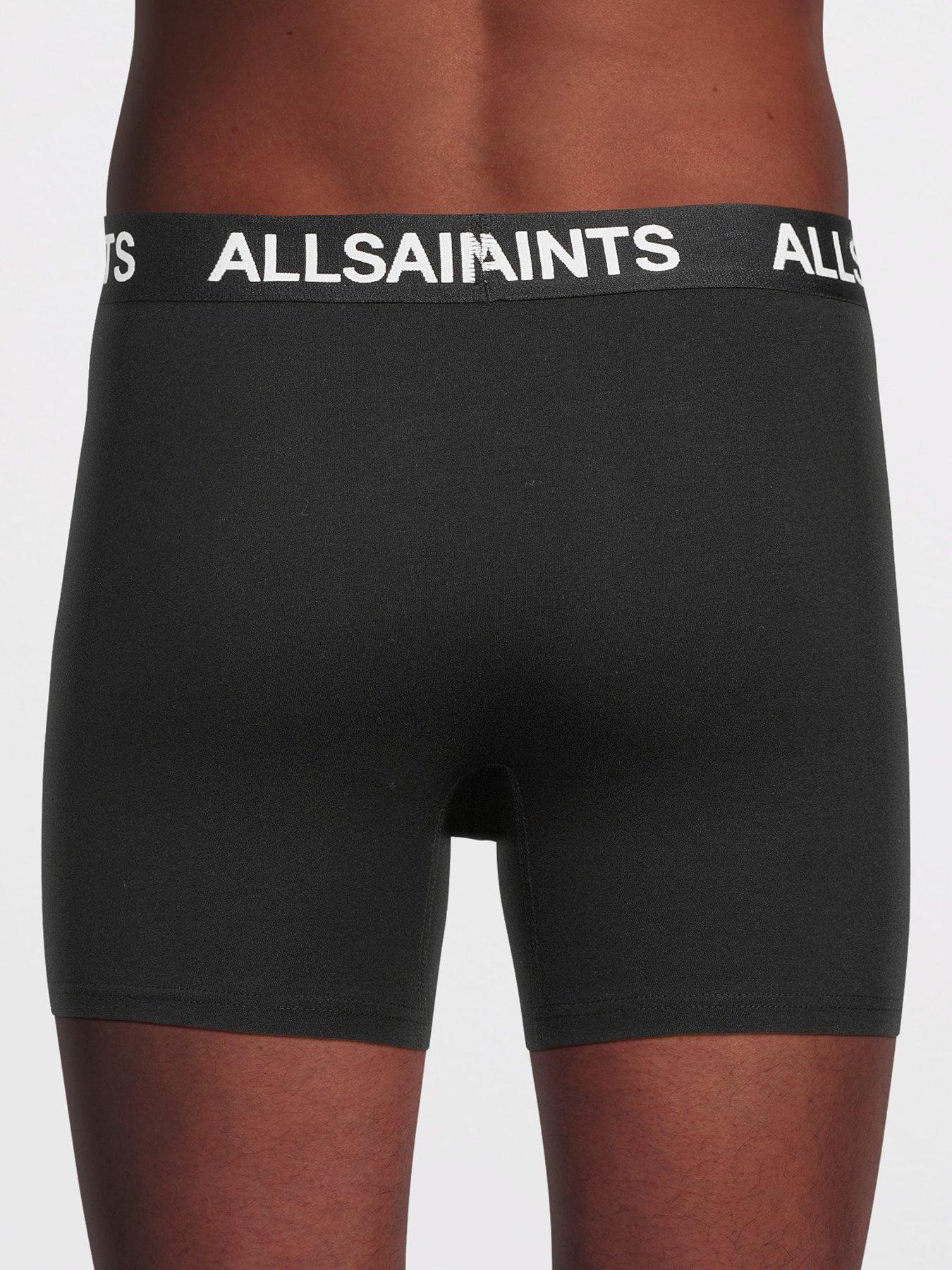  image of allsaints-cotton-boxer-brief-3-pack-black