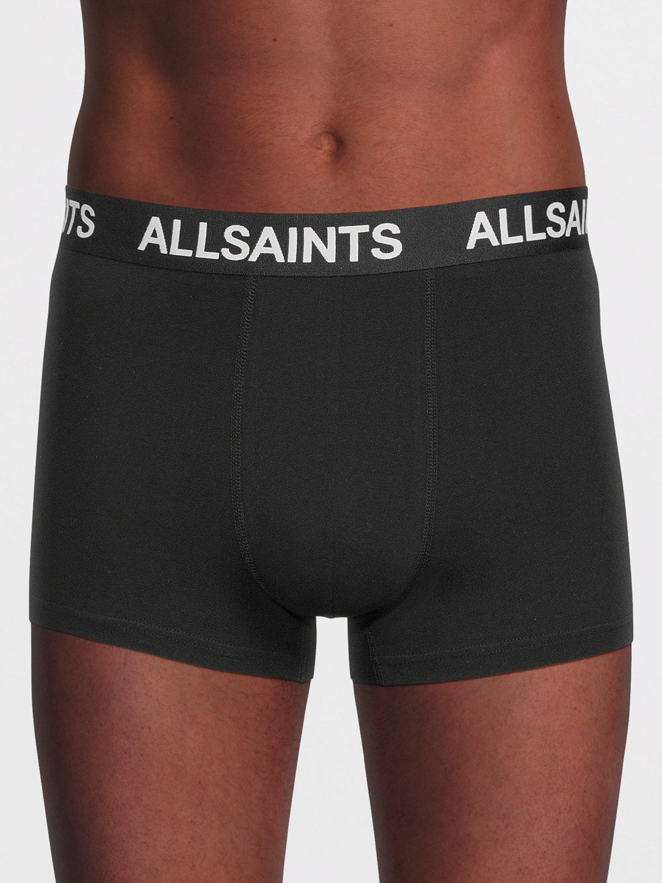 stillFront image of allsaints-cotton-trunks-3-pack-black