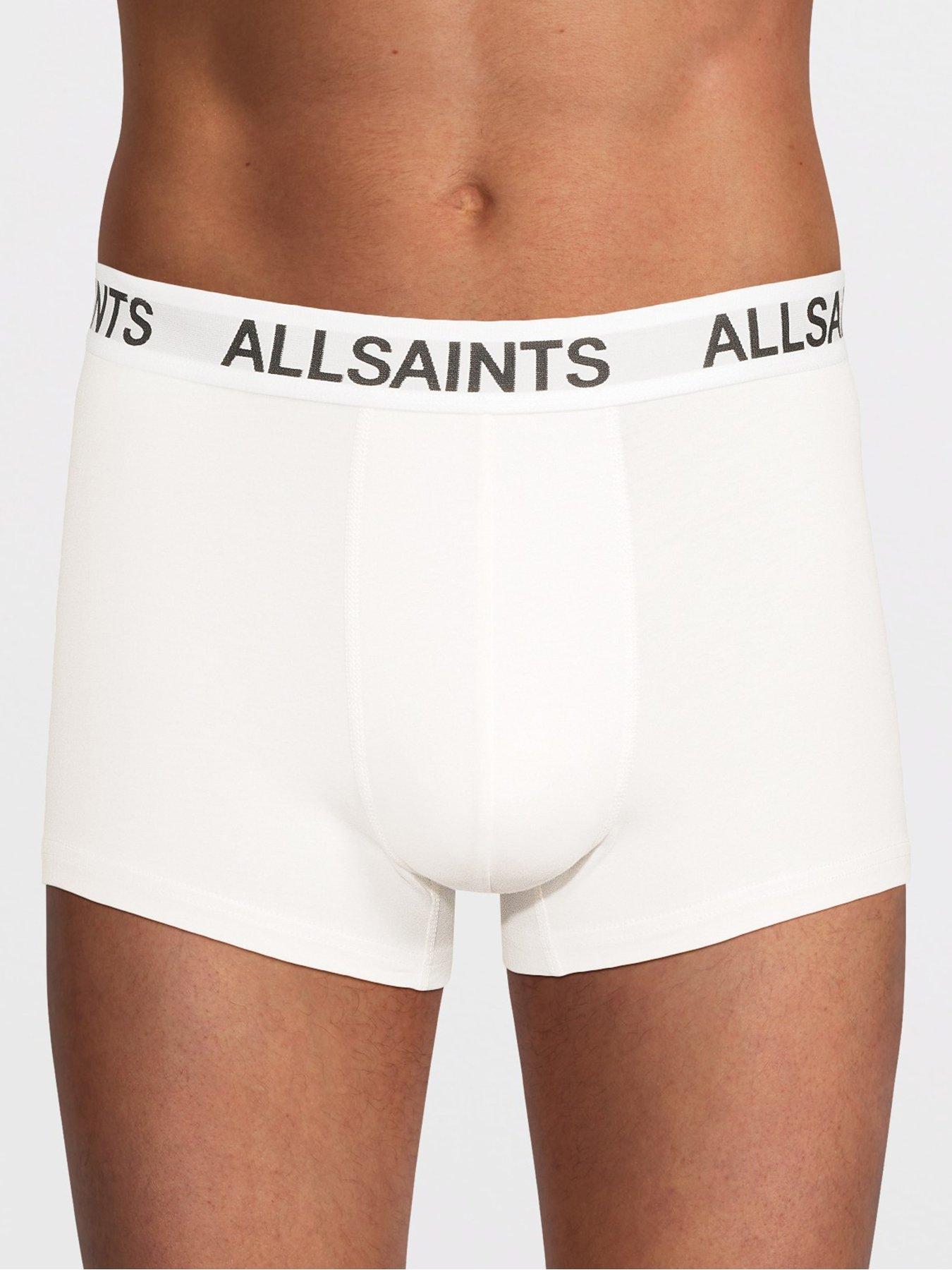 stillFront image of allsaints-cotton-trunks-3-pack-blackwhite