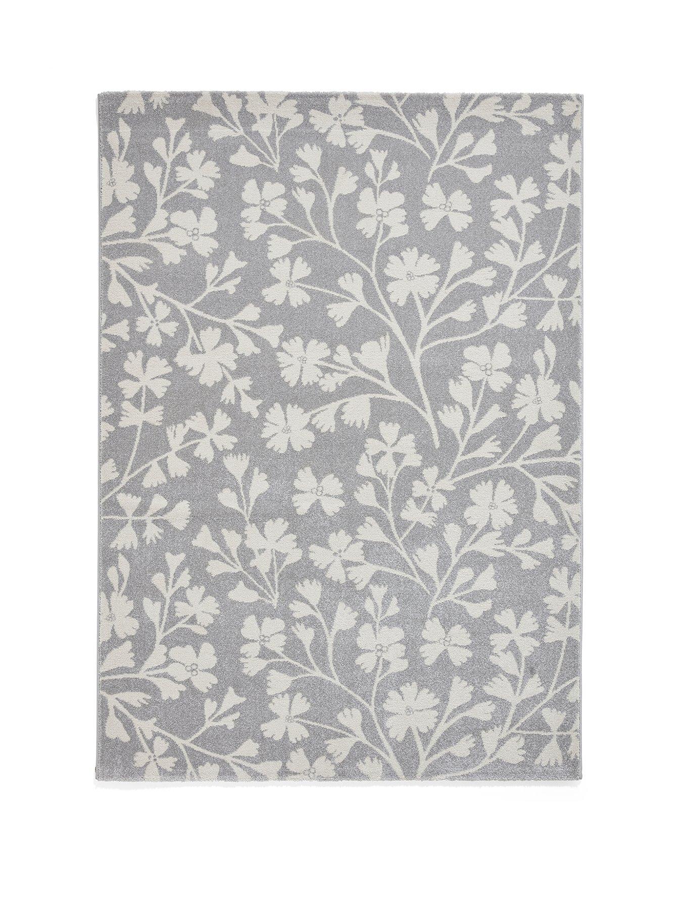  image of catherine-lansfield-grace-floral-grey