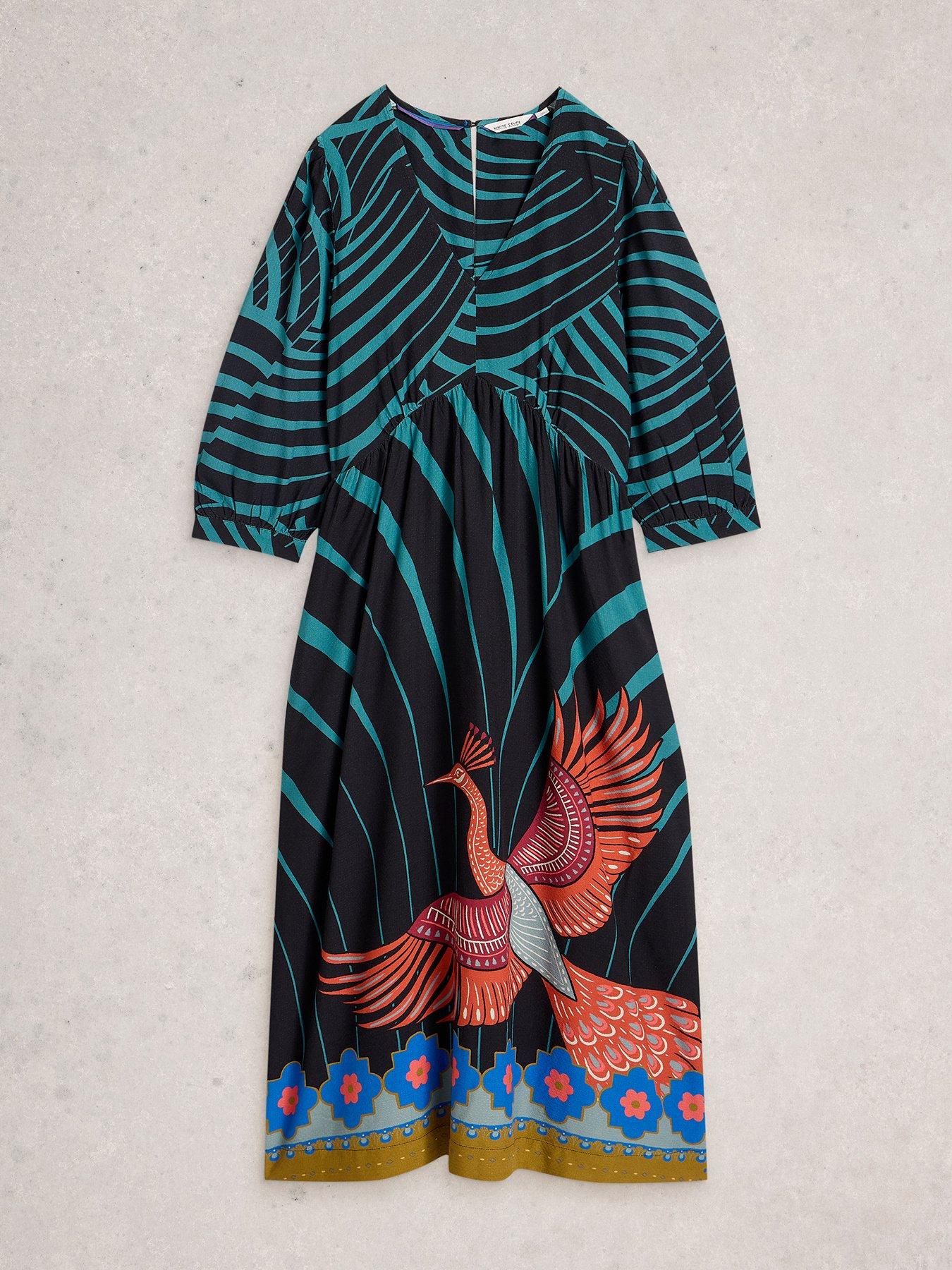  image of white-stuff-lucy-midi-dress-black