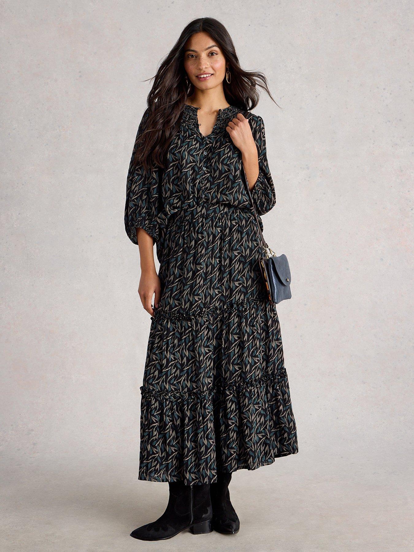  image of white-stuff-remi-metallic-midi-skirt-black