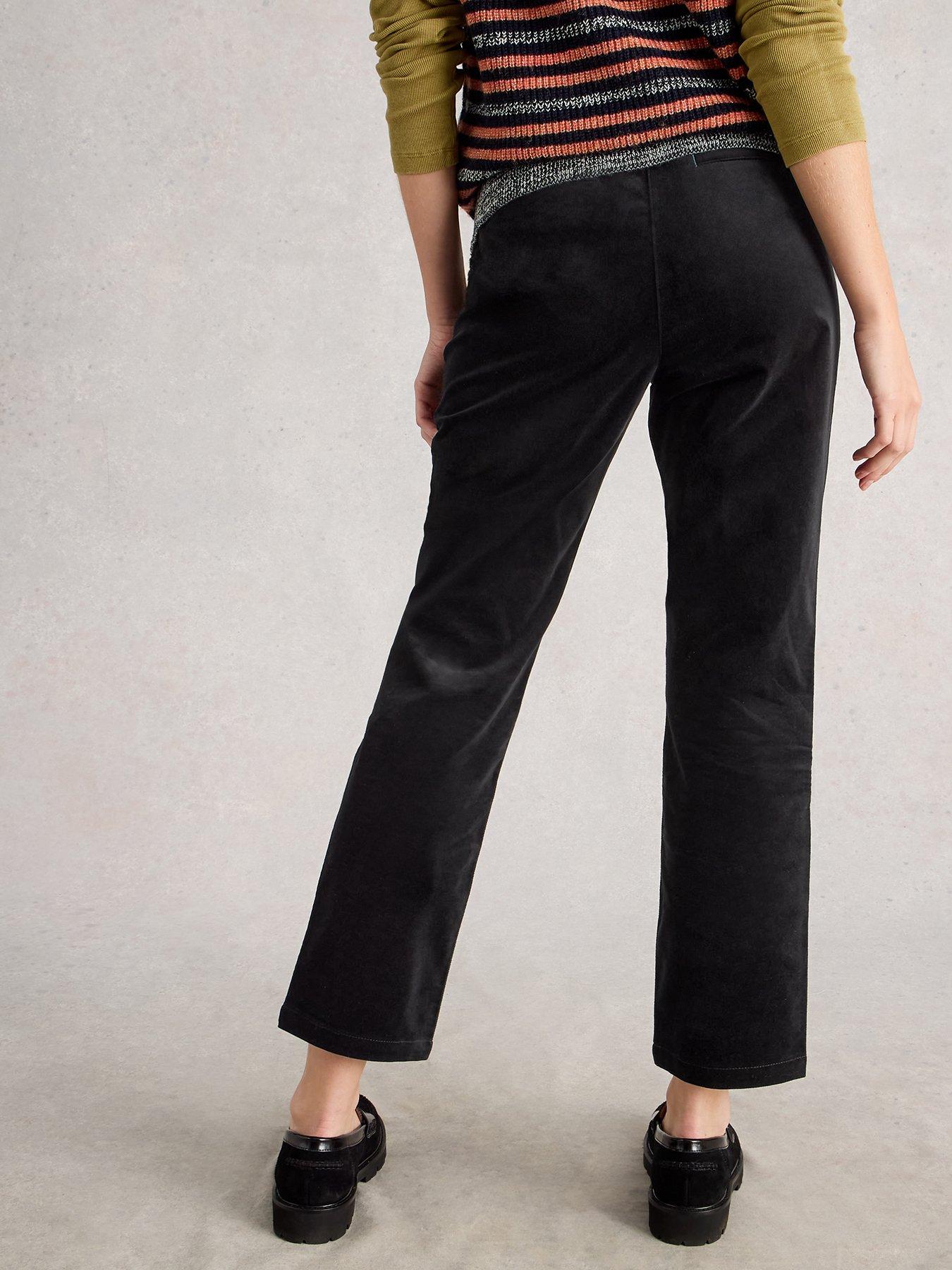  image of white-stuff-savannah-velvet-trouser-black