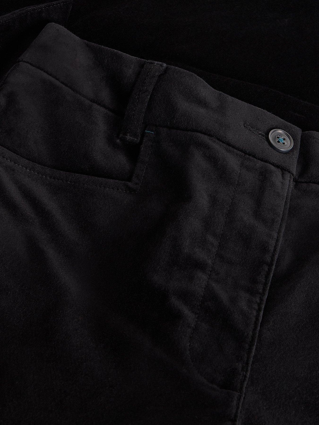  image of white-stuff-savannah-velvet-trouser-black