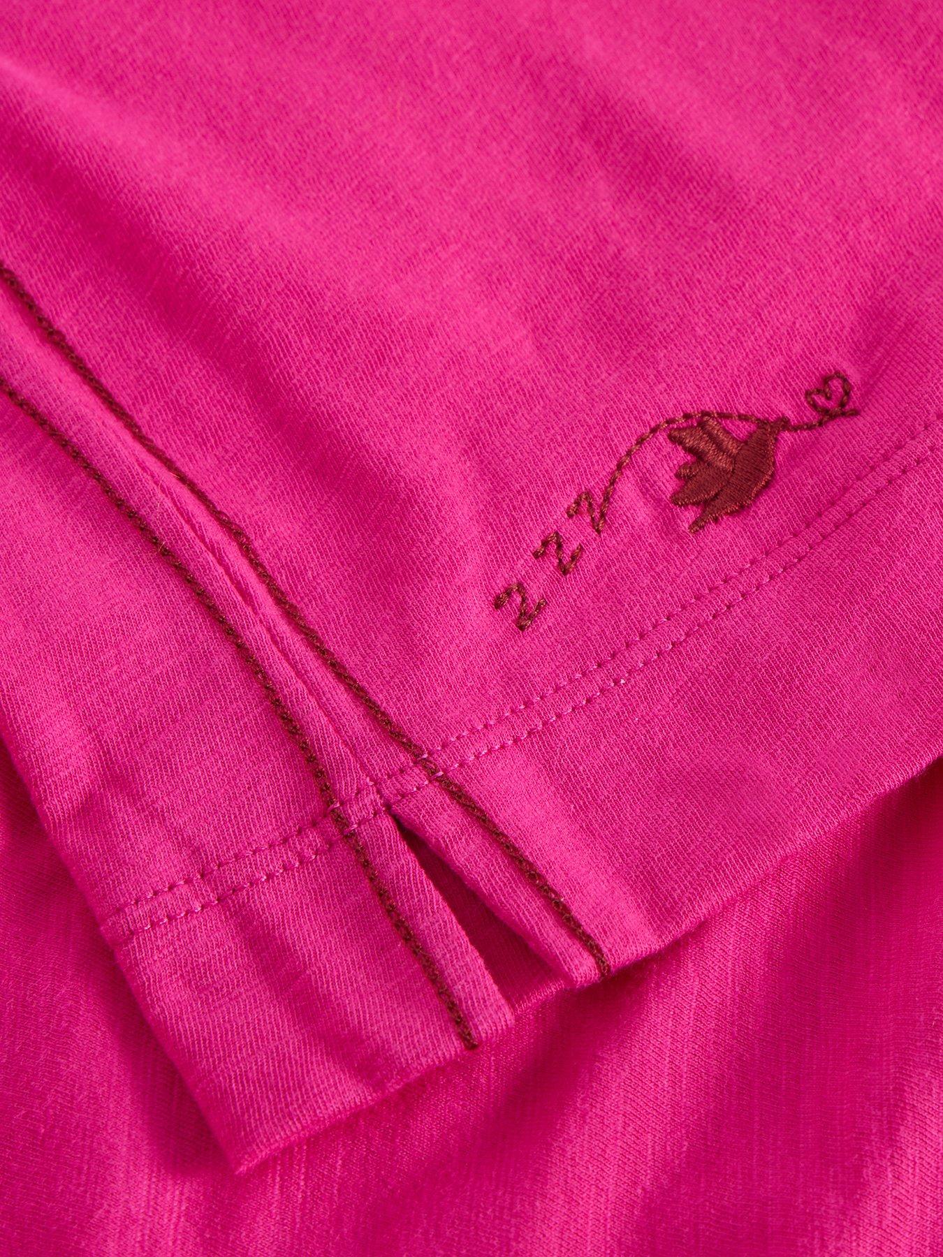  image of white-stuff-mia-boxy-tee-pink